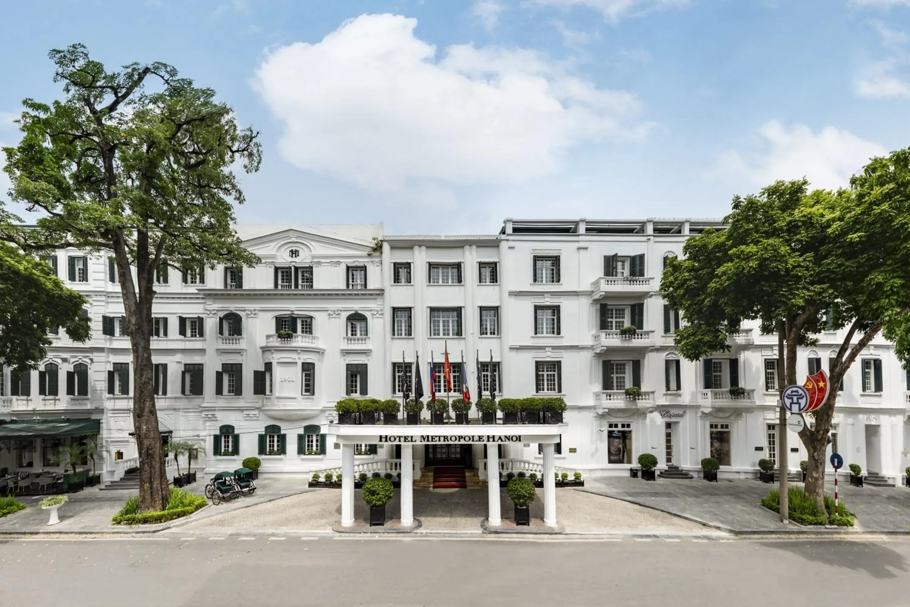 Property building in Sofitel Legend Metropole Hanoi Property building in Sofitel Legend Metropole Hanoi