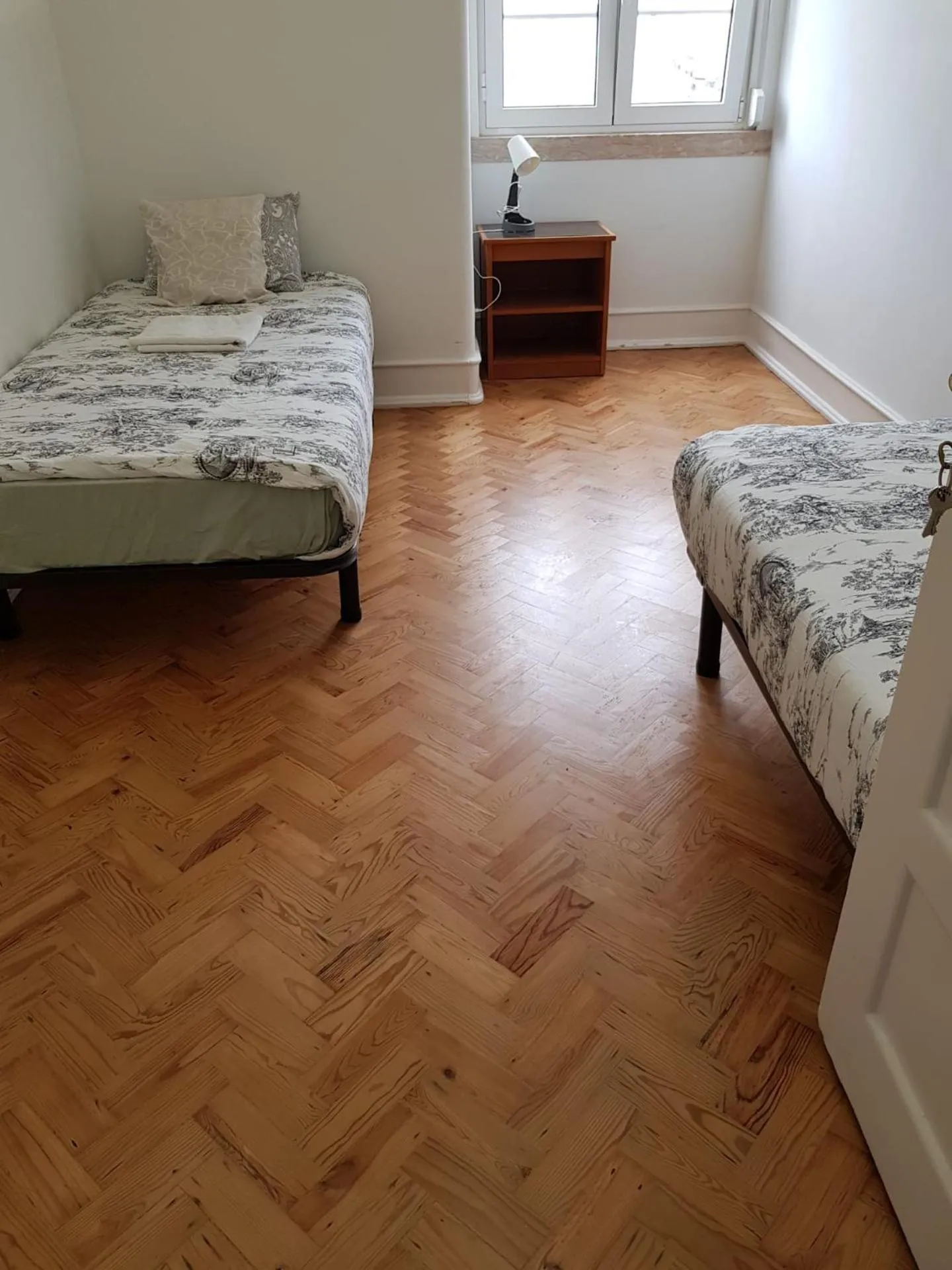 Bed in Rainbow Guest House