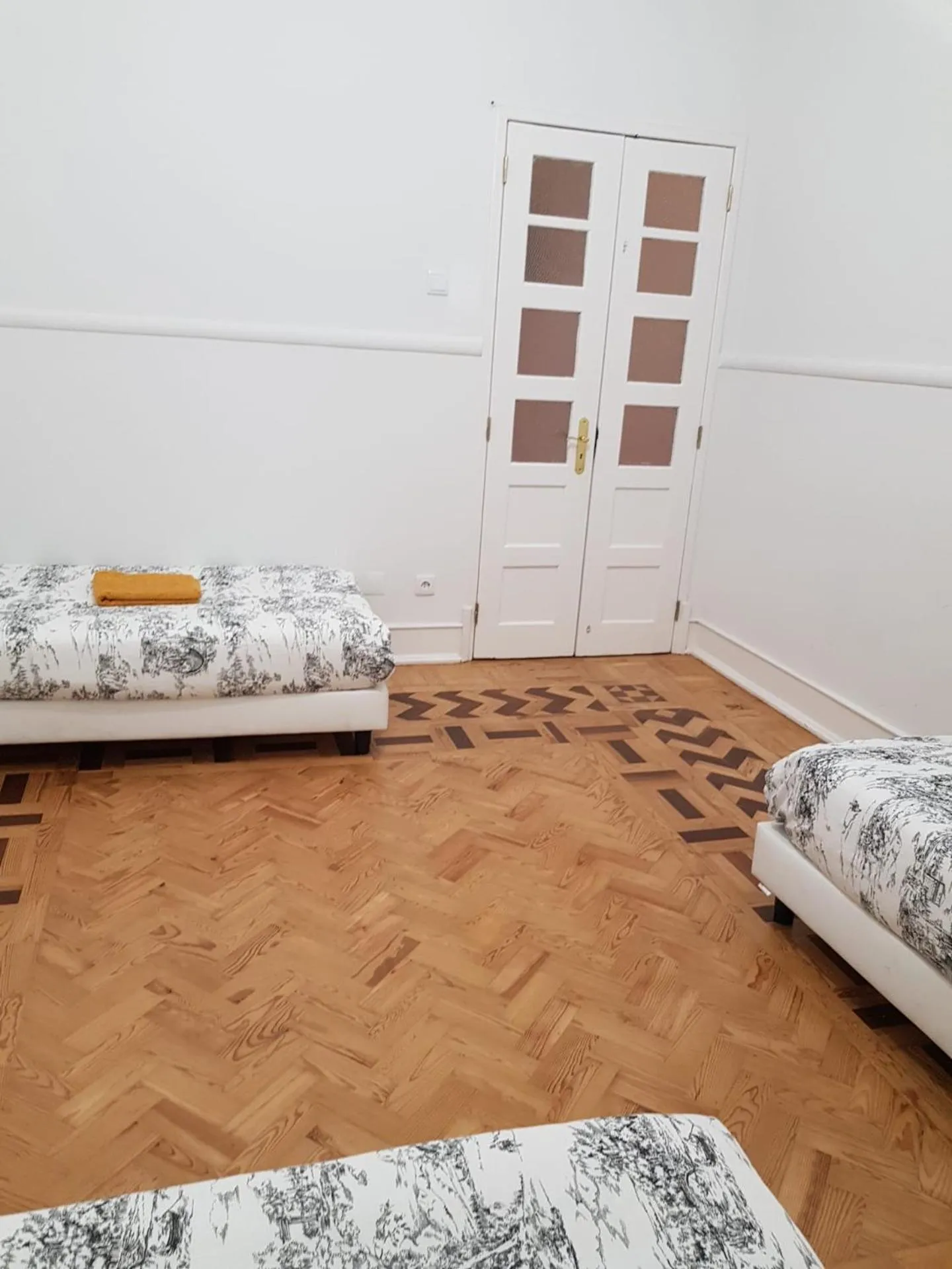 Bed in Rainbow Guest House