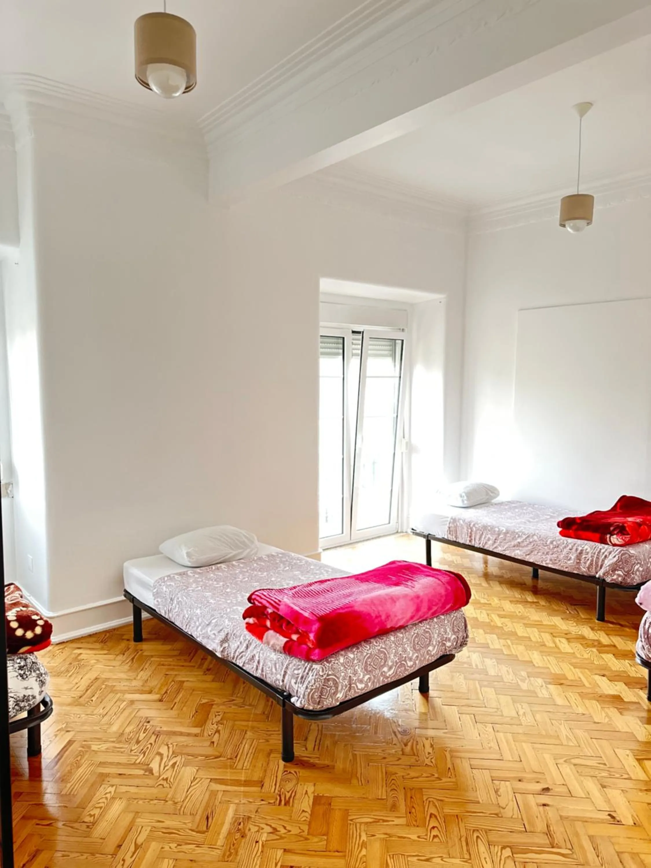 Bed in Rainbow Guest House