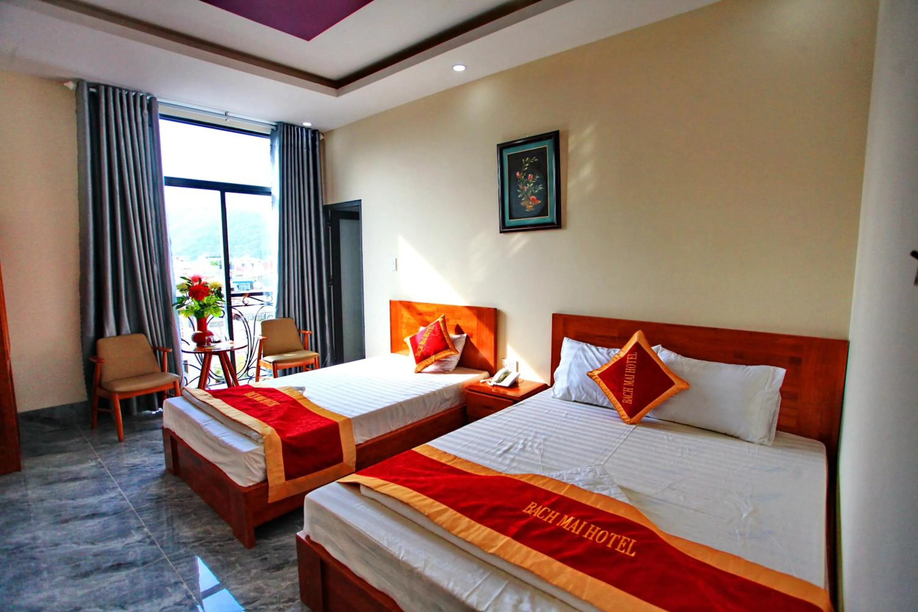 Bed in Khách sạn Bạch Mai Vũng Tàu - Bach Mai Vung Tau hotel