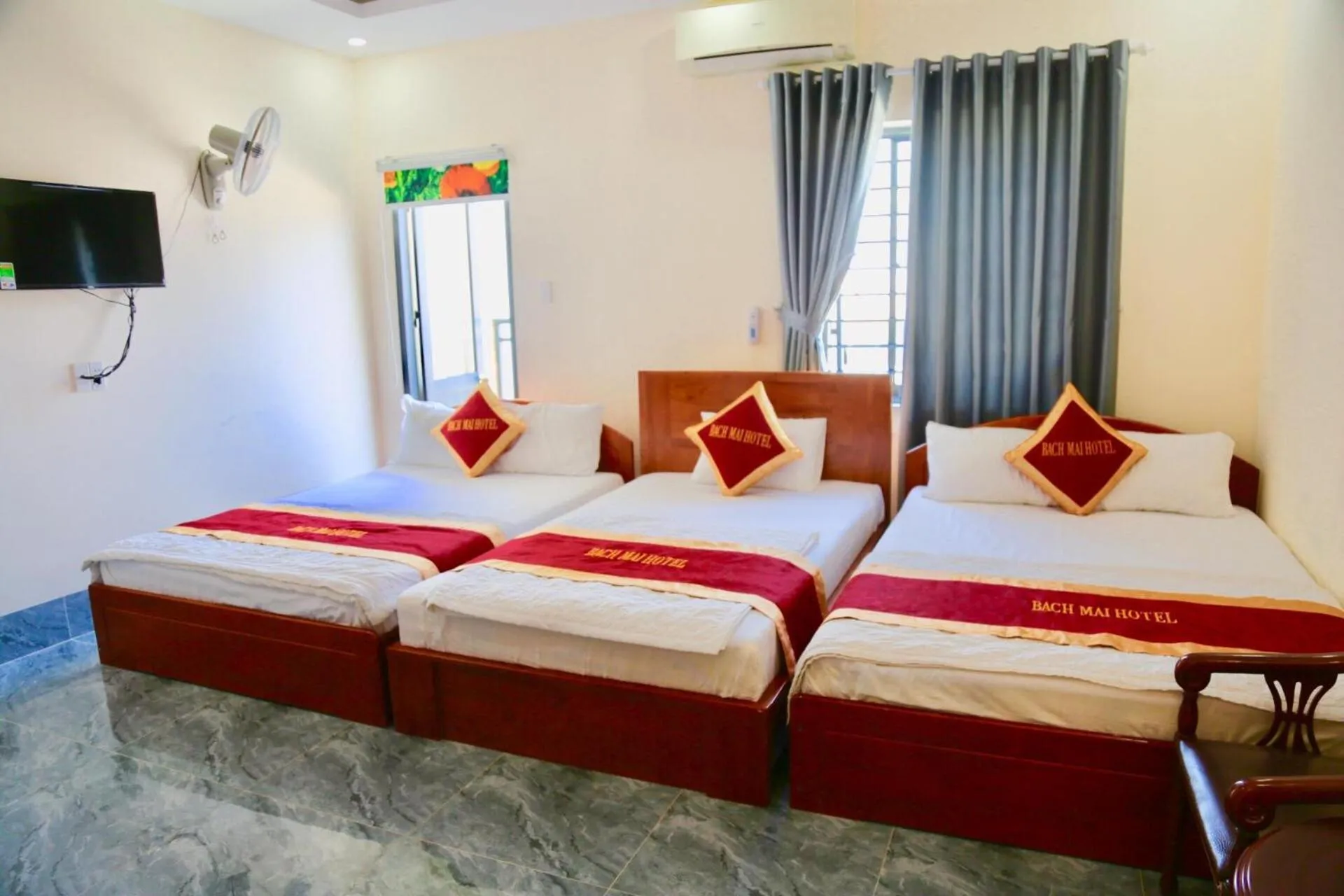 Bedroom, Bed in Khách sạn Bạch Mai Vũng Tàu - Bach Mai Vung Tau hotel