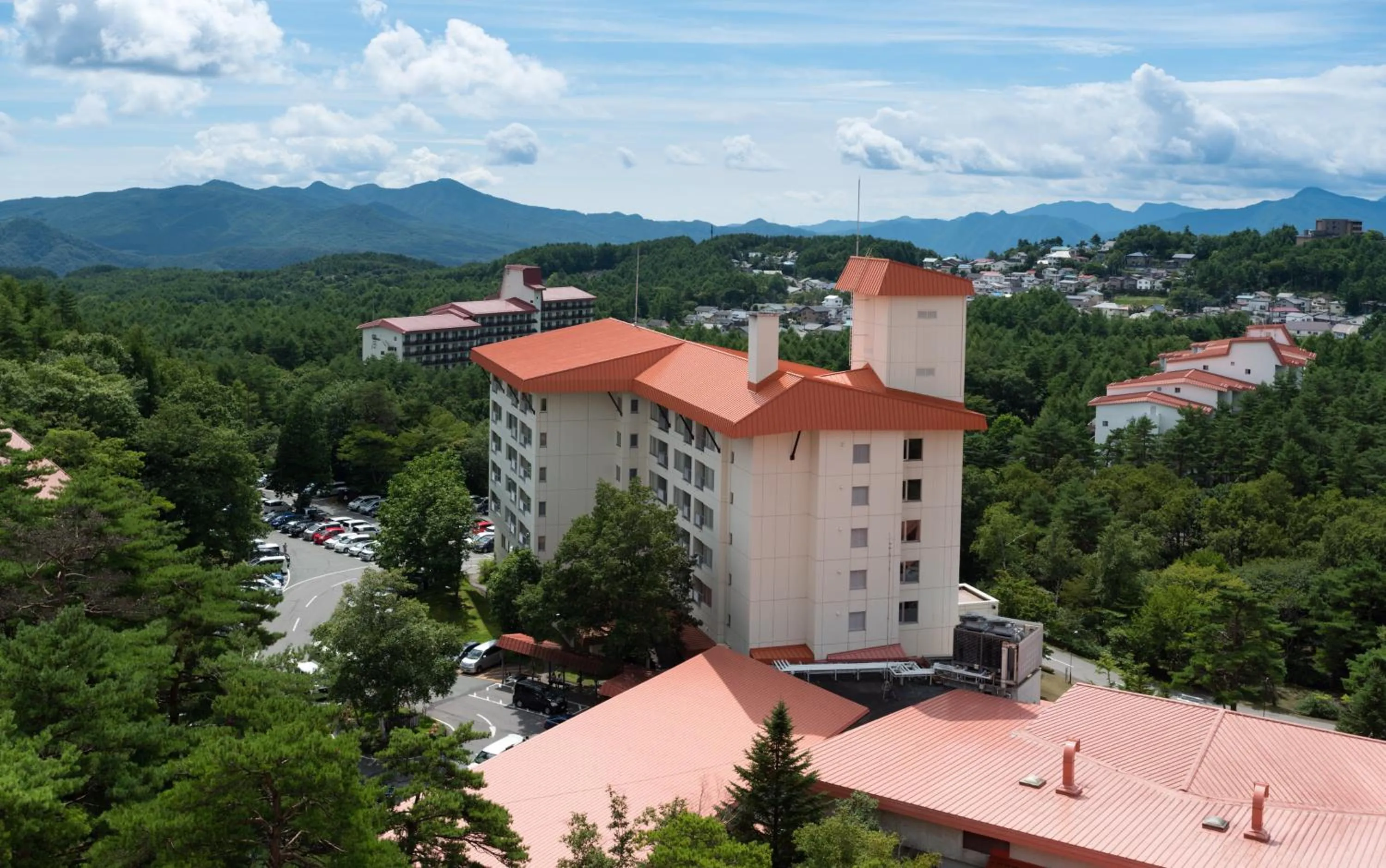 Property building in Kusatsu Onsen Hotel Village