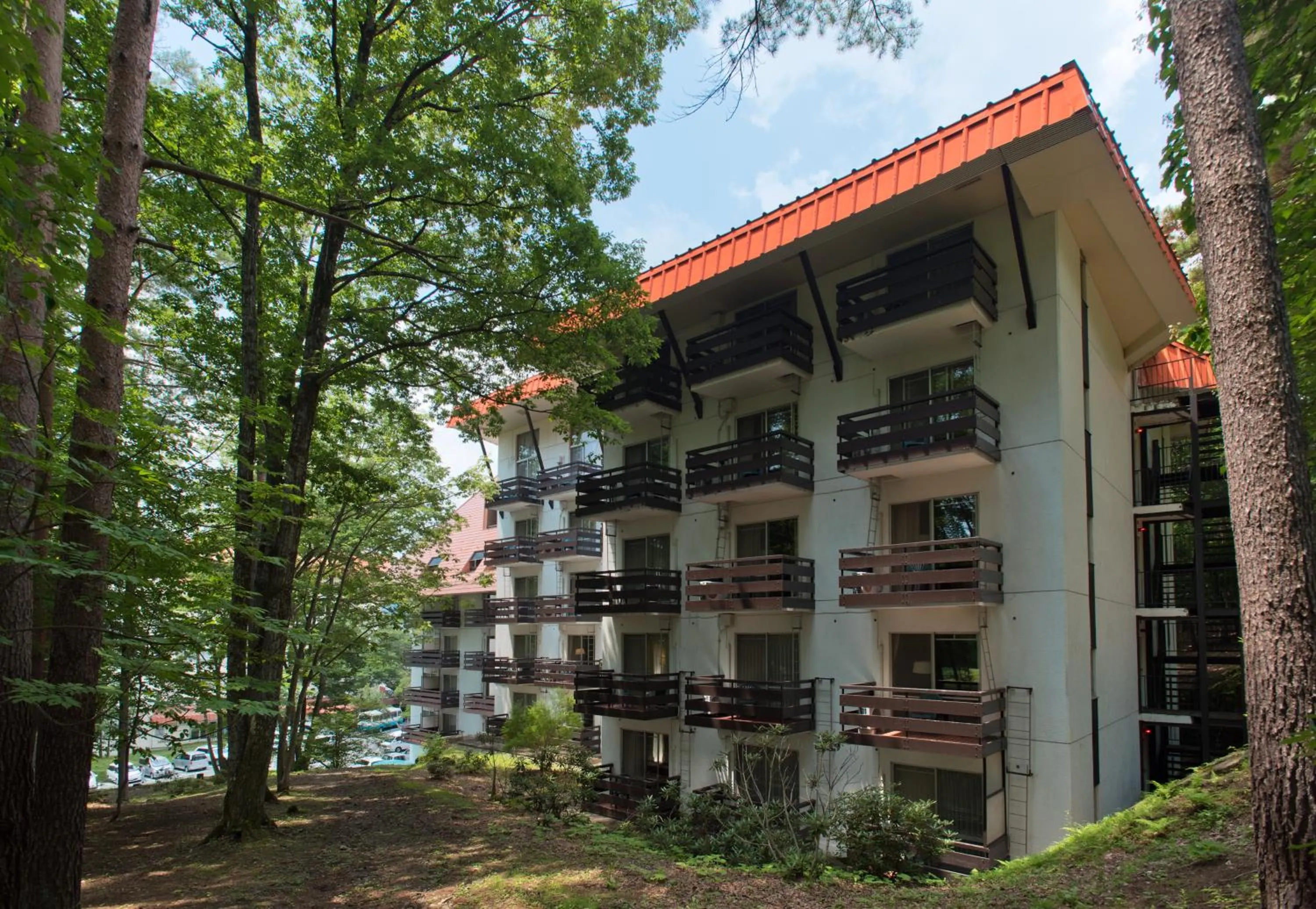 Property building in Kusatsu Onsen Hotel Village