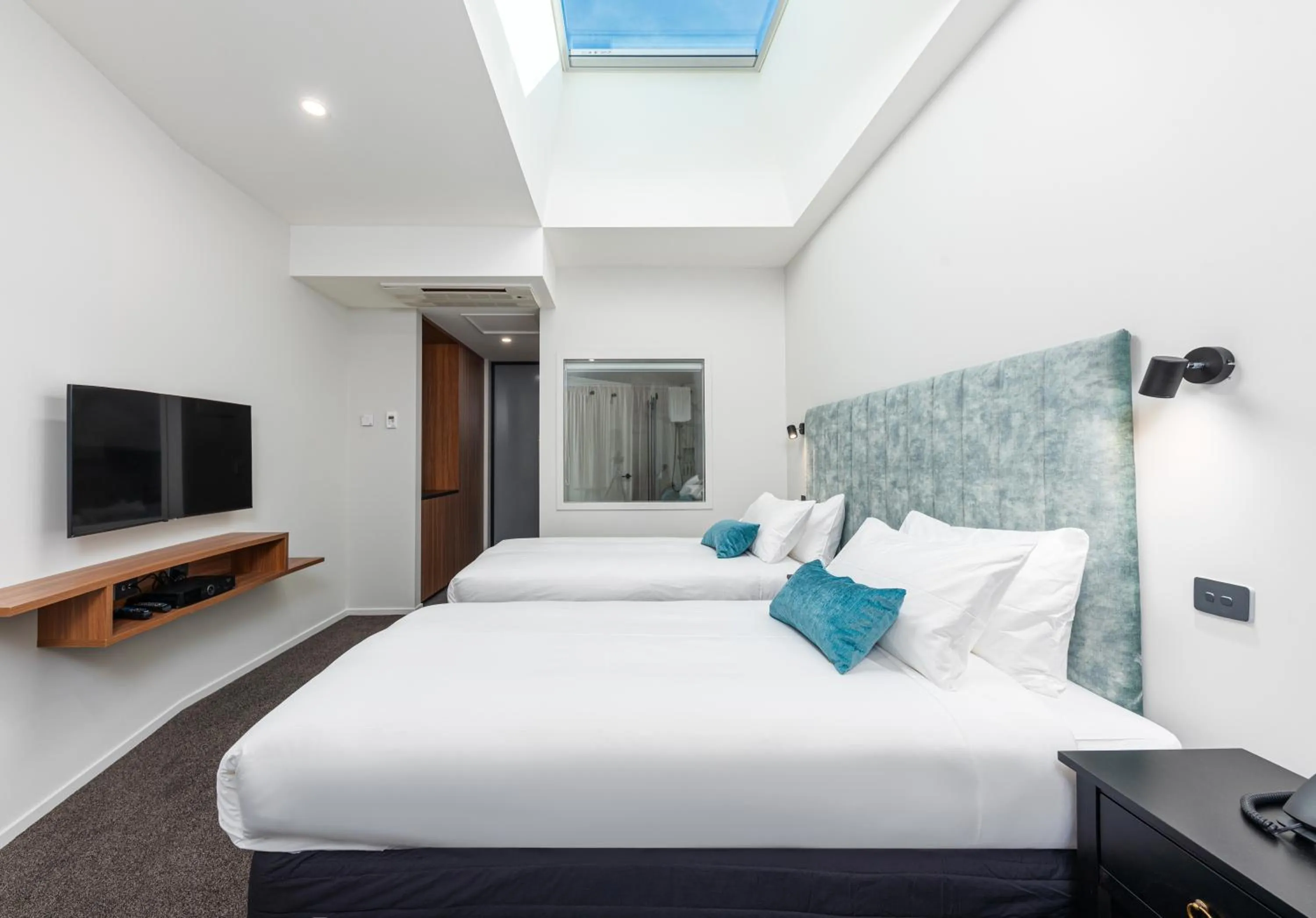 Bed in Galaxy Boutique Hotel