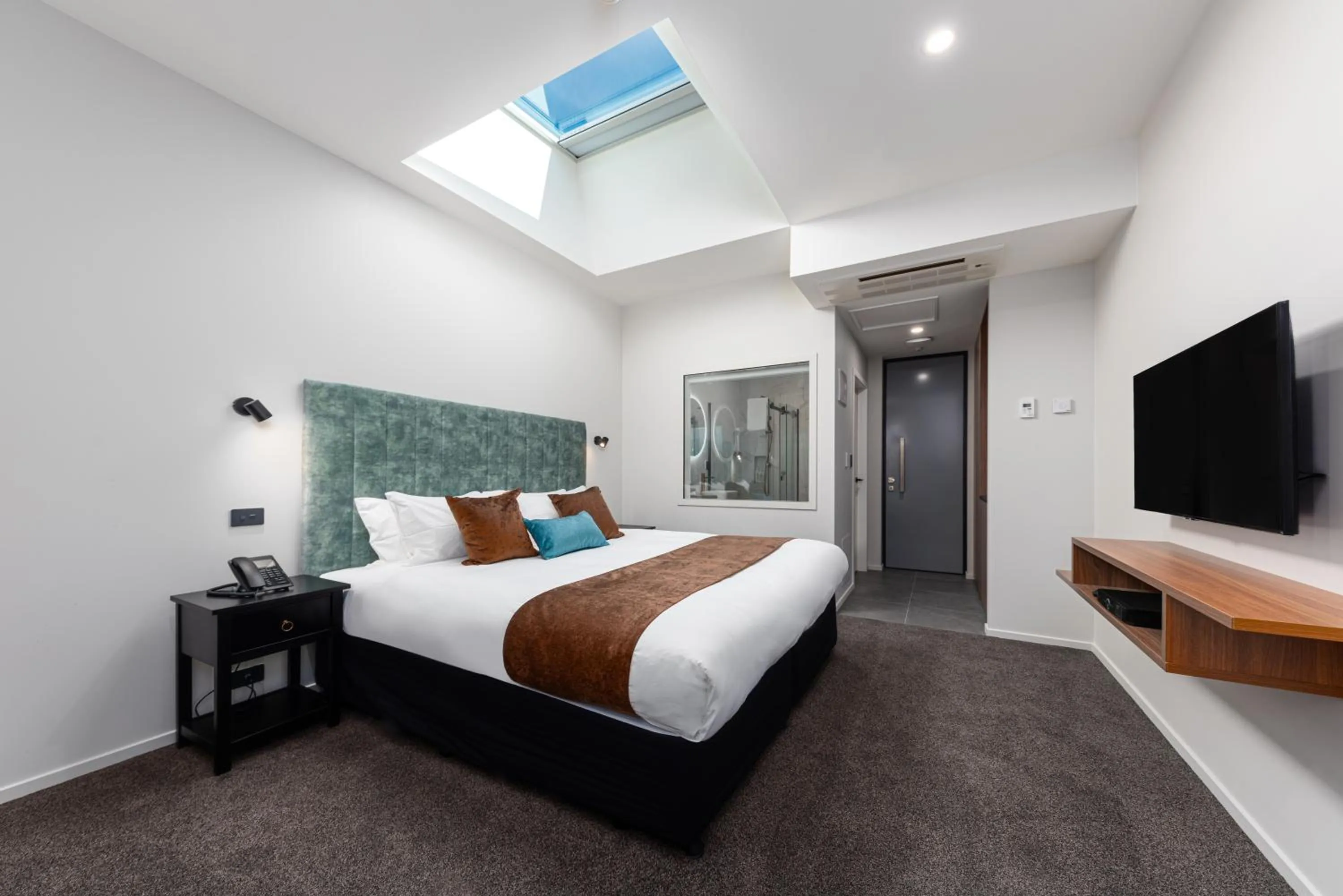 Bed in Galaxy Boutique Hotel