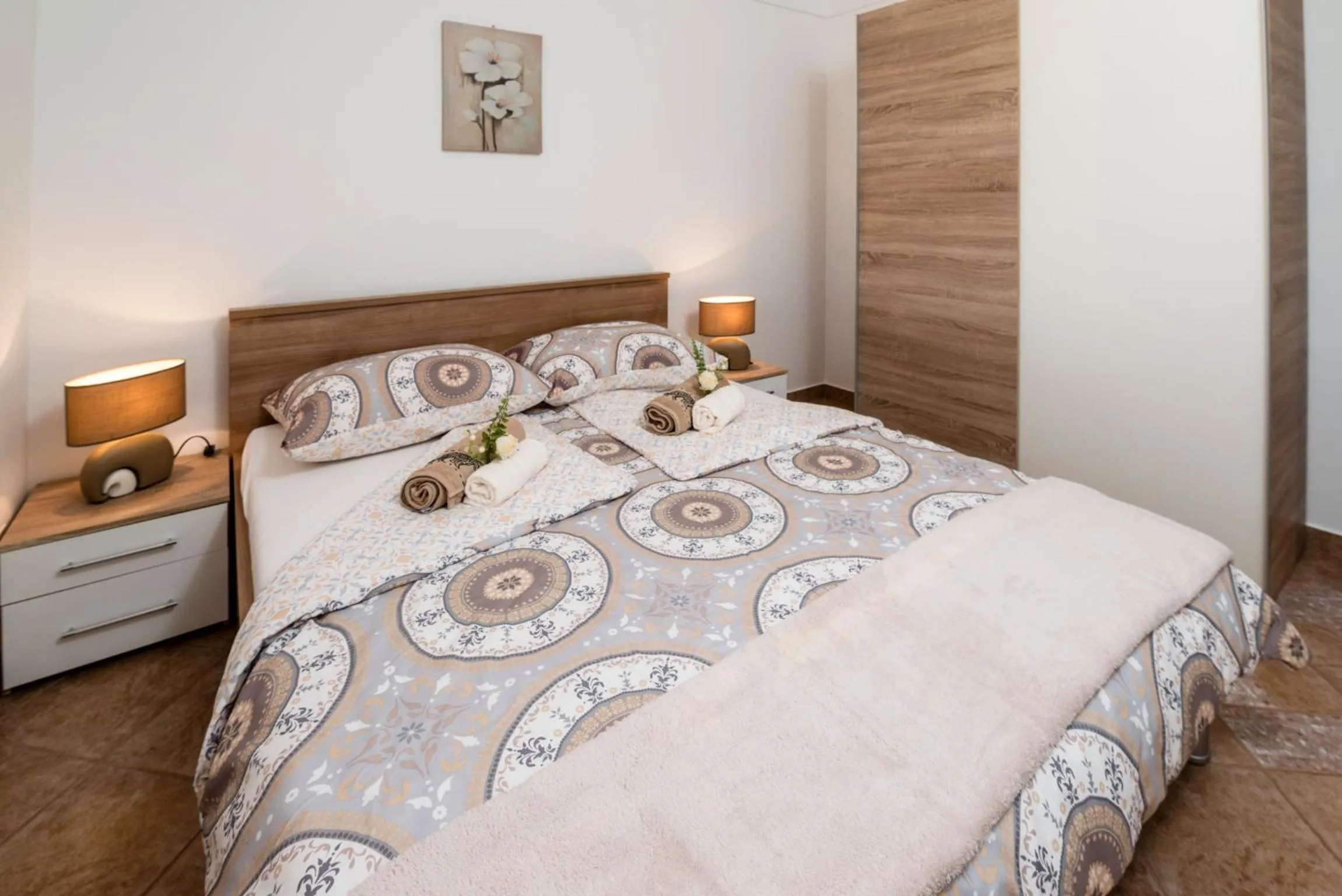 Bedroom, Bed in Apartments Villa Nona