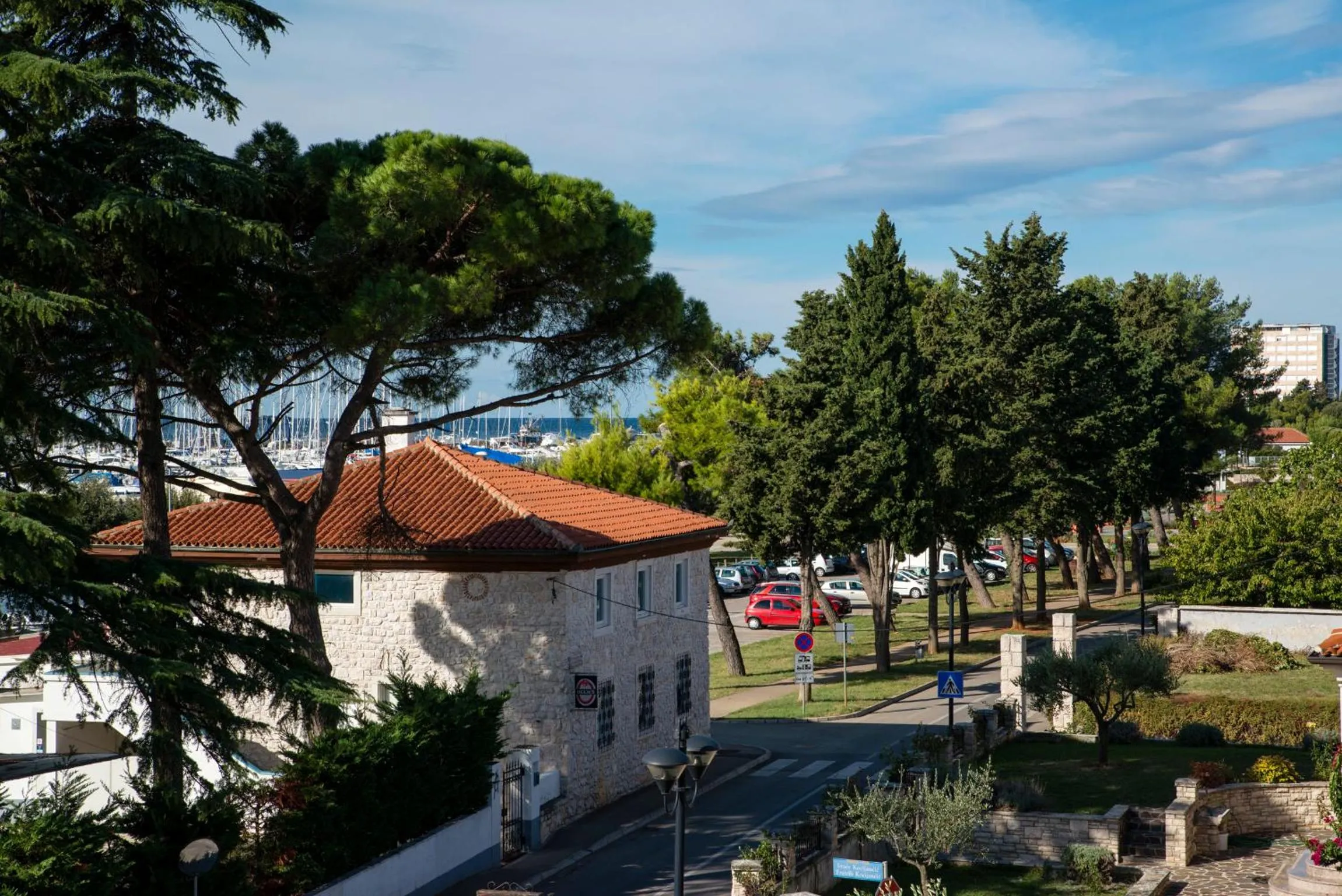 Sea view in Apartments Villa Nona