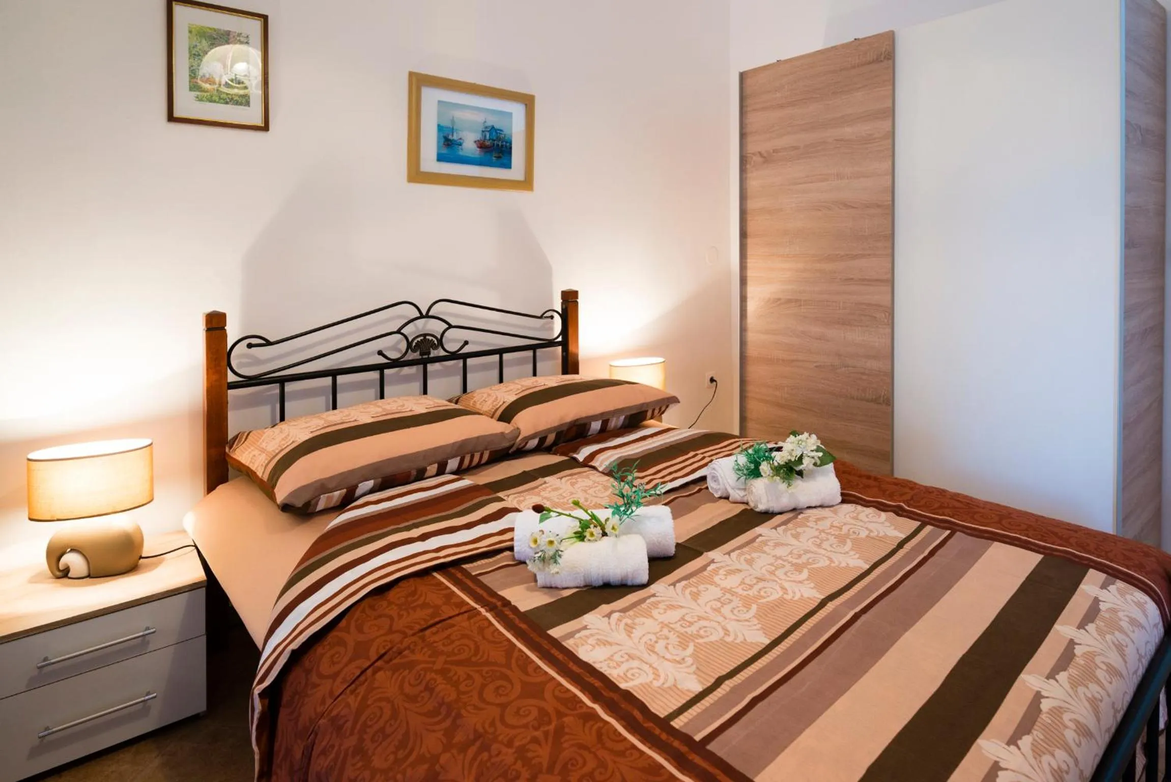 Bedroom, Bed in Apartments Villa Nona