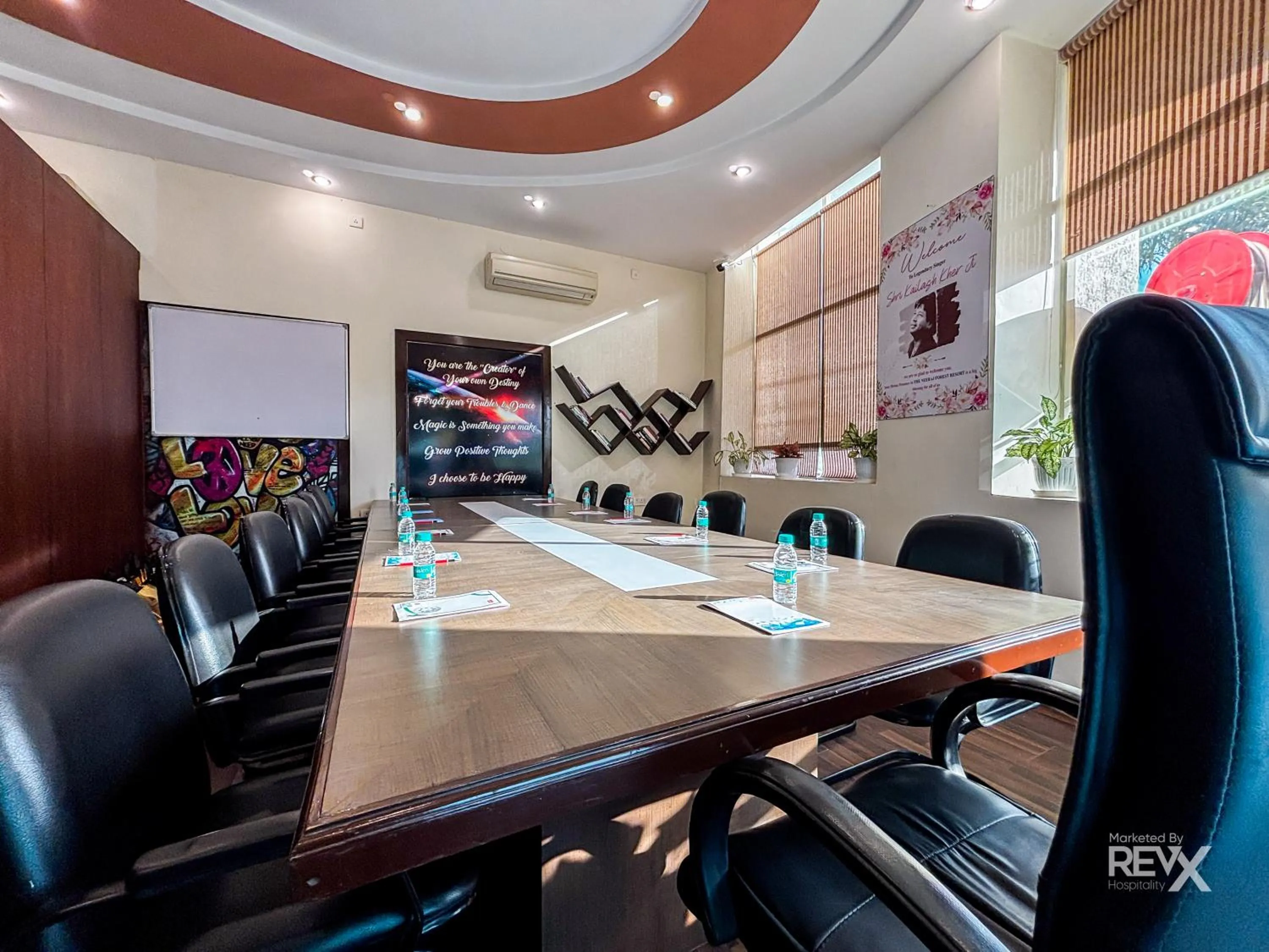 Meeting/conference room in The Neeraj River Forest Resort Ayurvedic Wellness Center