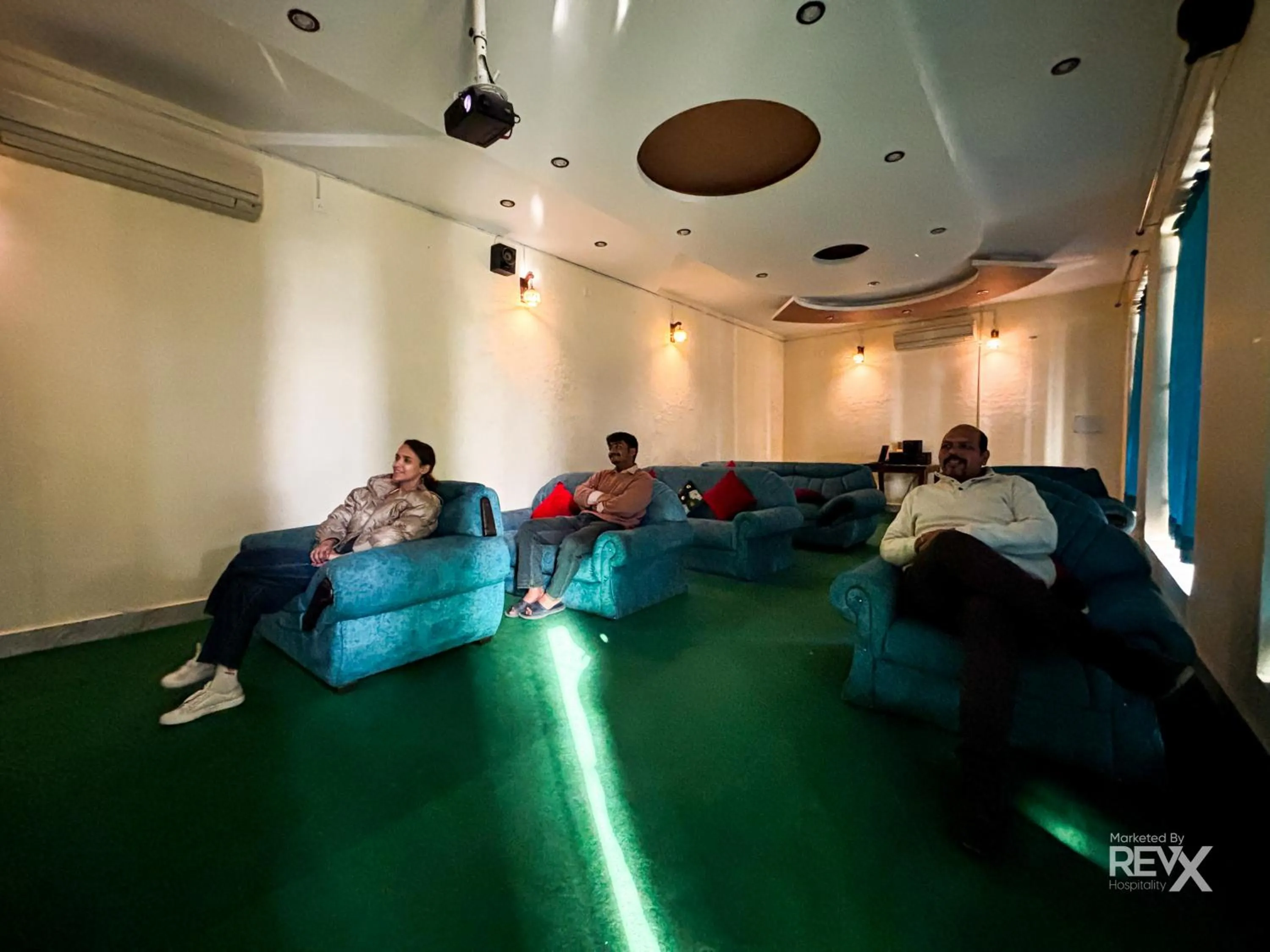 Living room in The Neeraj River Forest Resort Ayurvedic Wellness Center