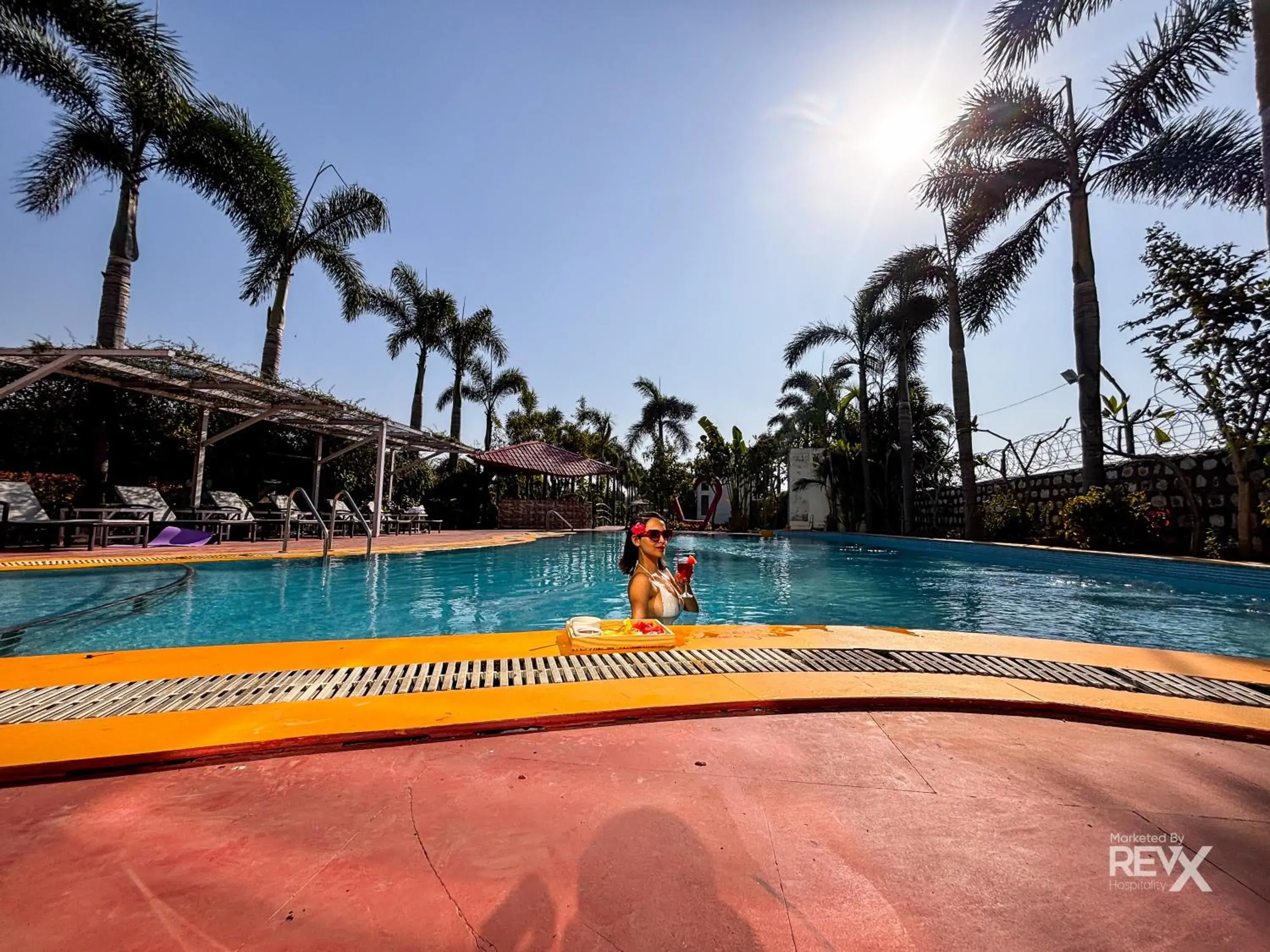 Swimming pool in The Neeraj River Forest Resort Ayurvedic Wellness Center Swimming pool in The Neeraj River Forest Resort Ayurvedic Wellness Center