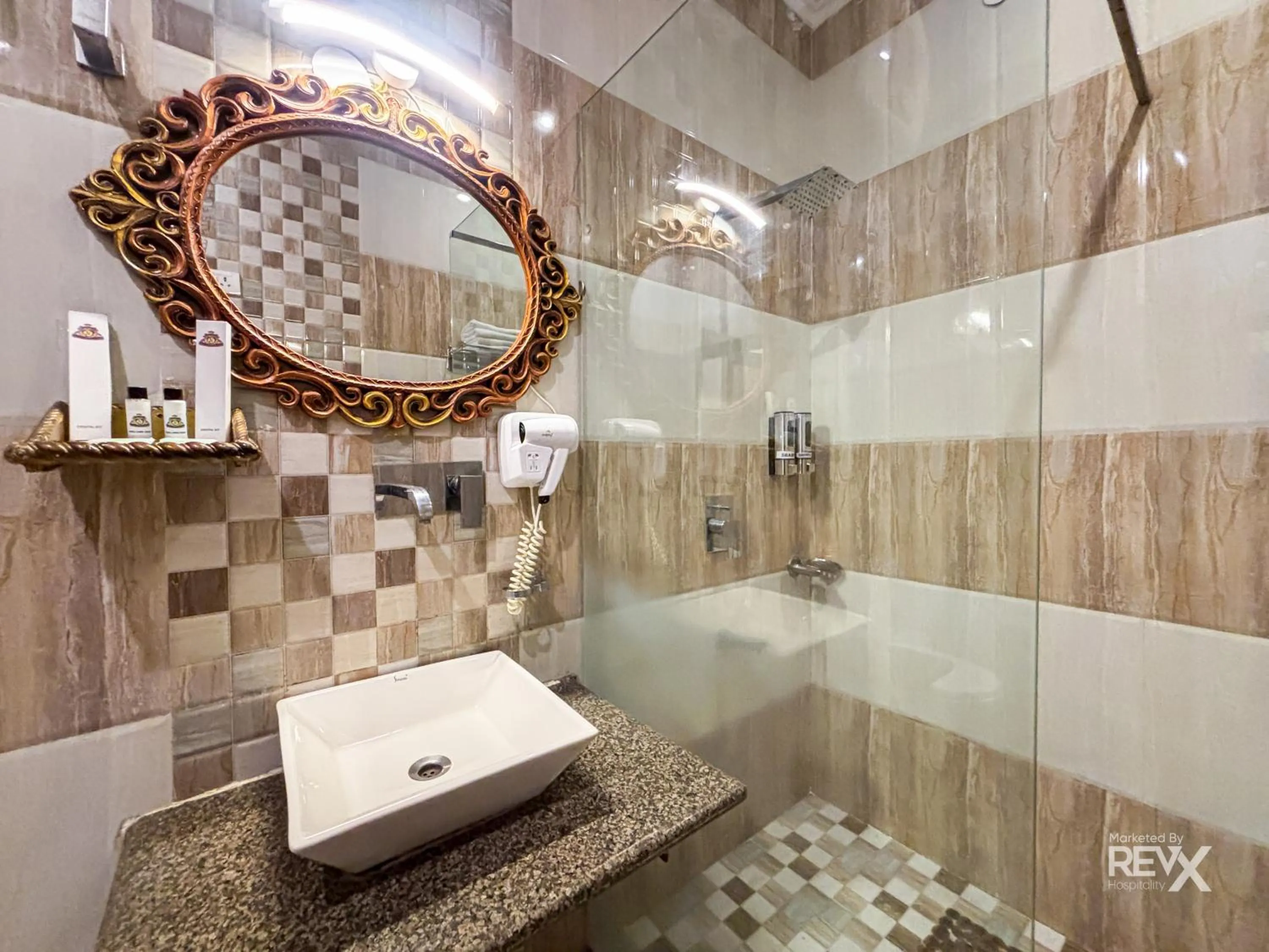 Bathroom in The Neeraj River Forest Resort Ayurvedic Wellness Center