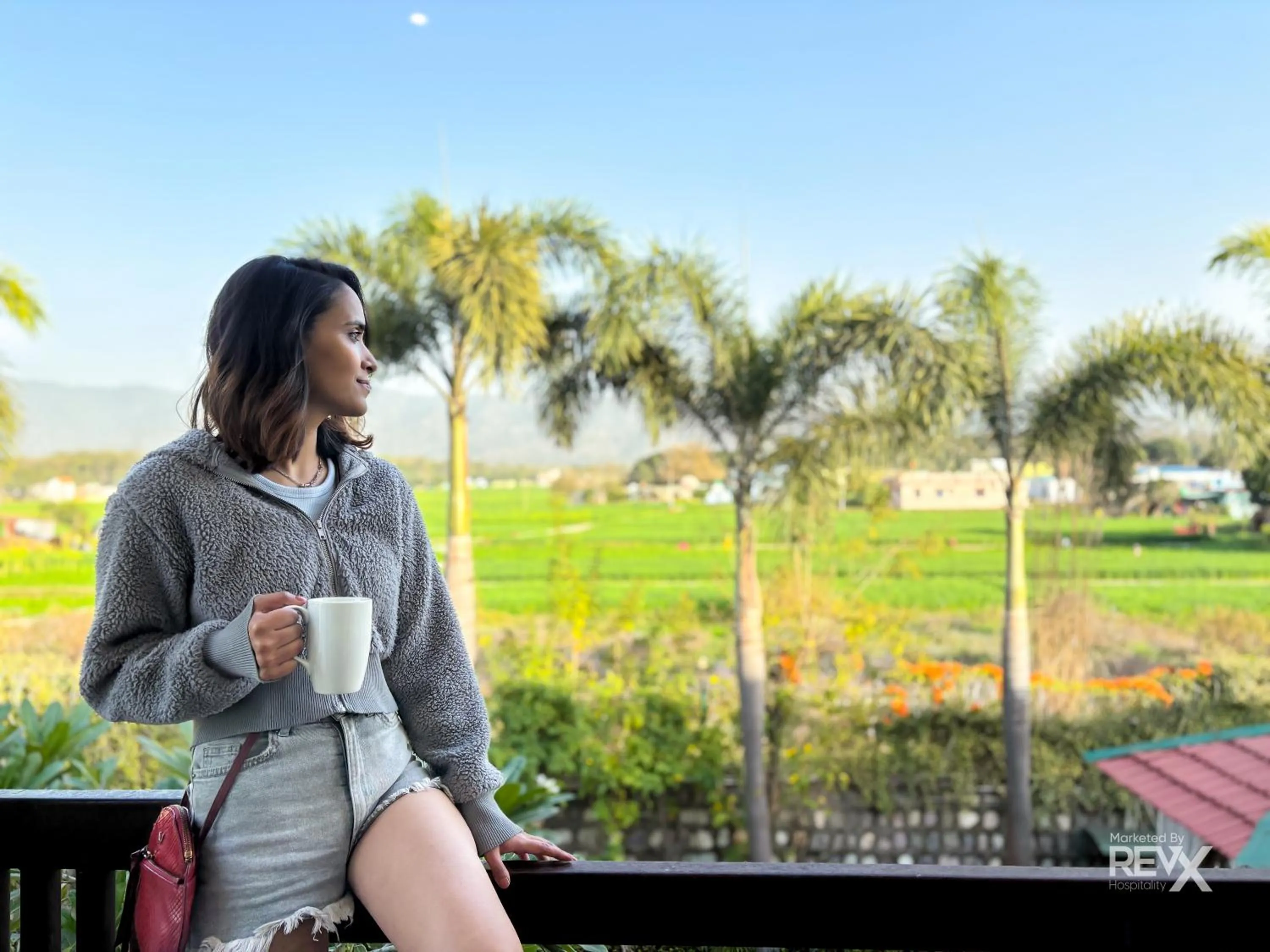 Balcony/Terrace in The Neeraj River Forest Resort Ayurvedic Wellness Center