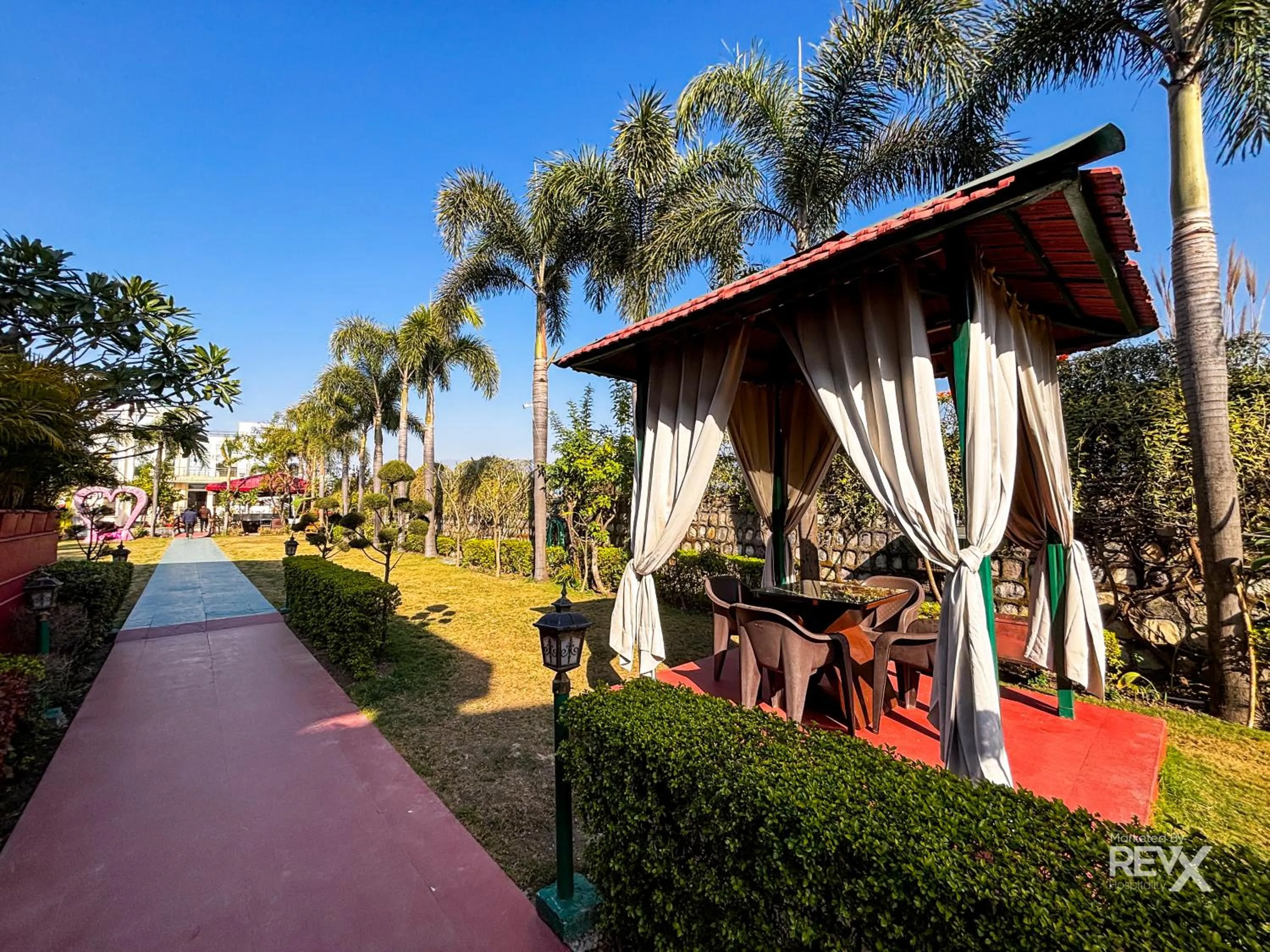 Garden in The Neeraj River Forest Resort Ayurvedic Wellness Center