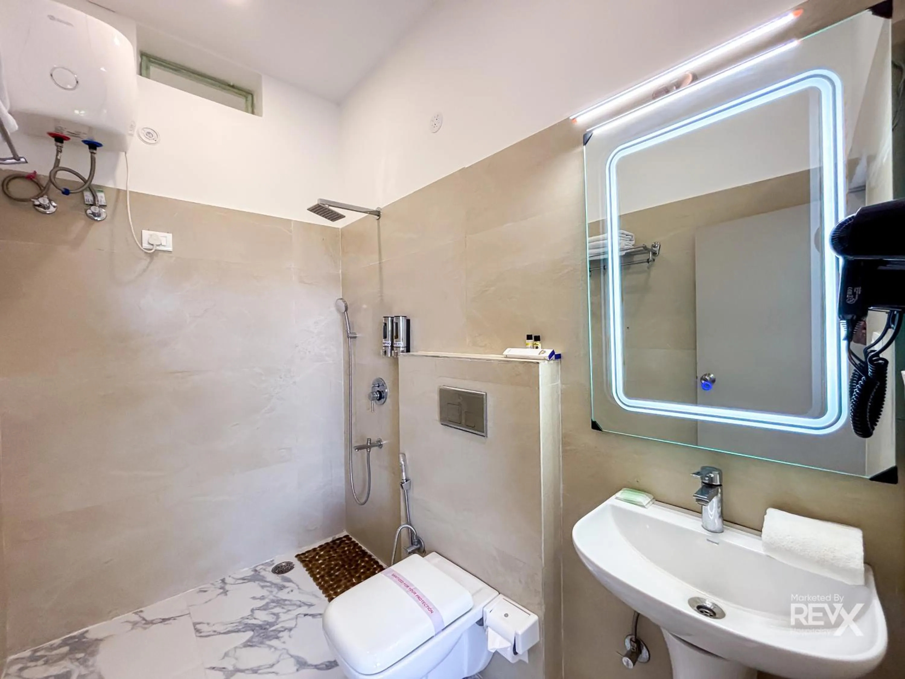 Toilet in The Neeraj River Forest Resort Ayurvedic Wellness Center