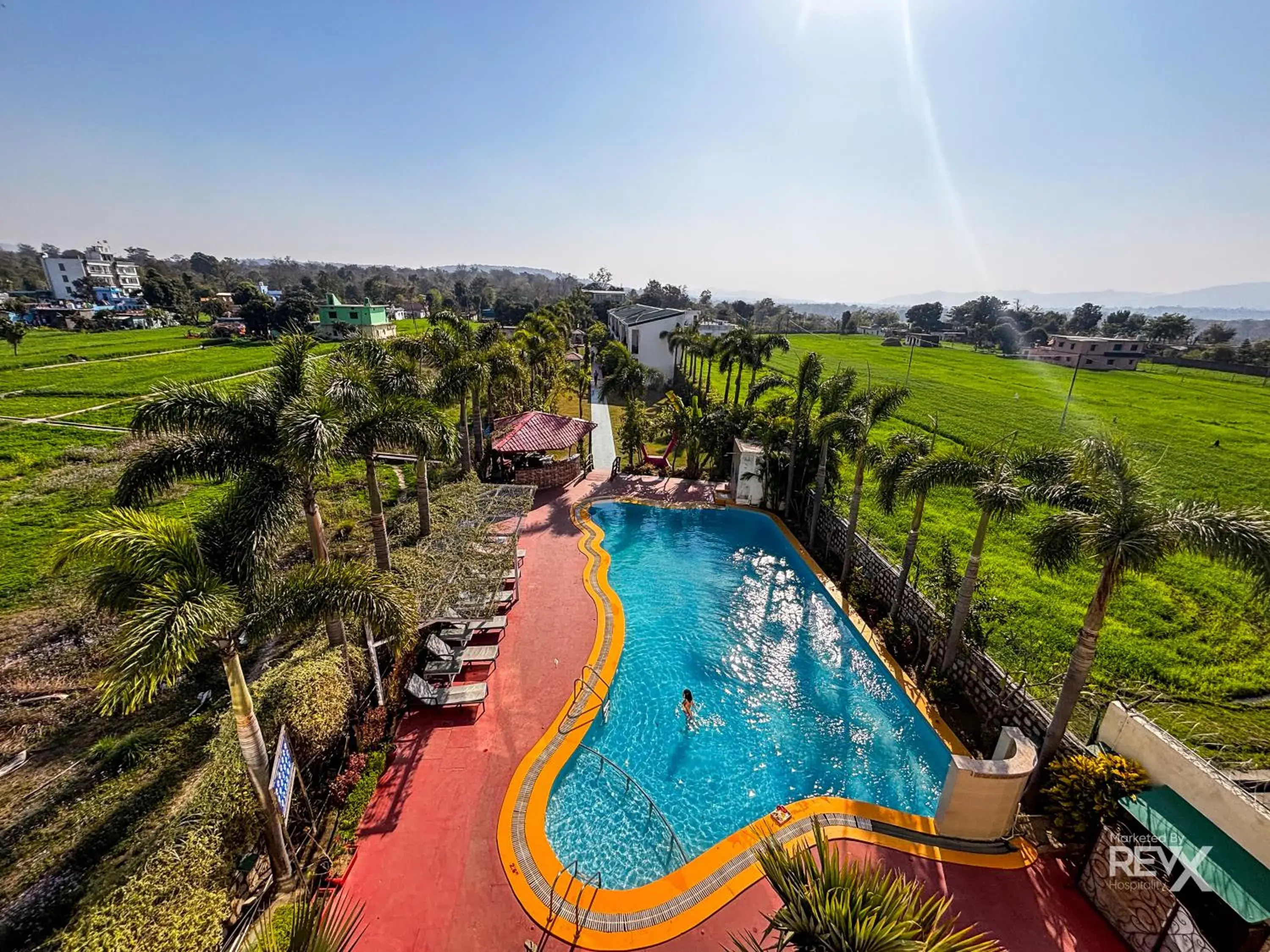 Swimming pool in The Neeraj River Forest Resort Ayurvedic Wellness Center Swimming pool in The Neeraj River Forest Resort Ayurvedic Wellness Center