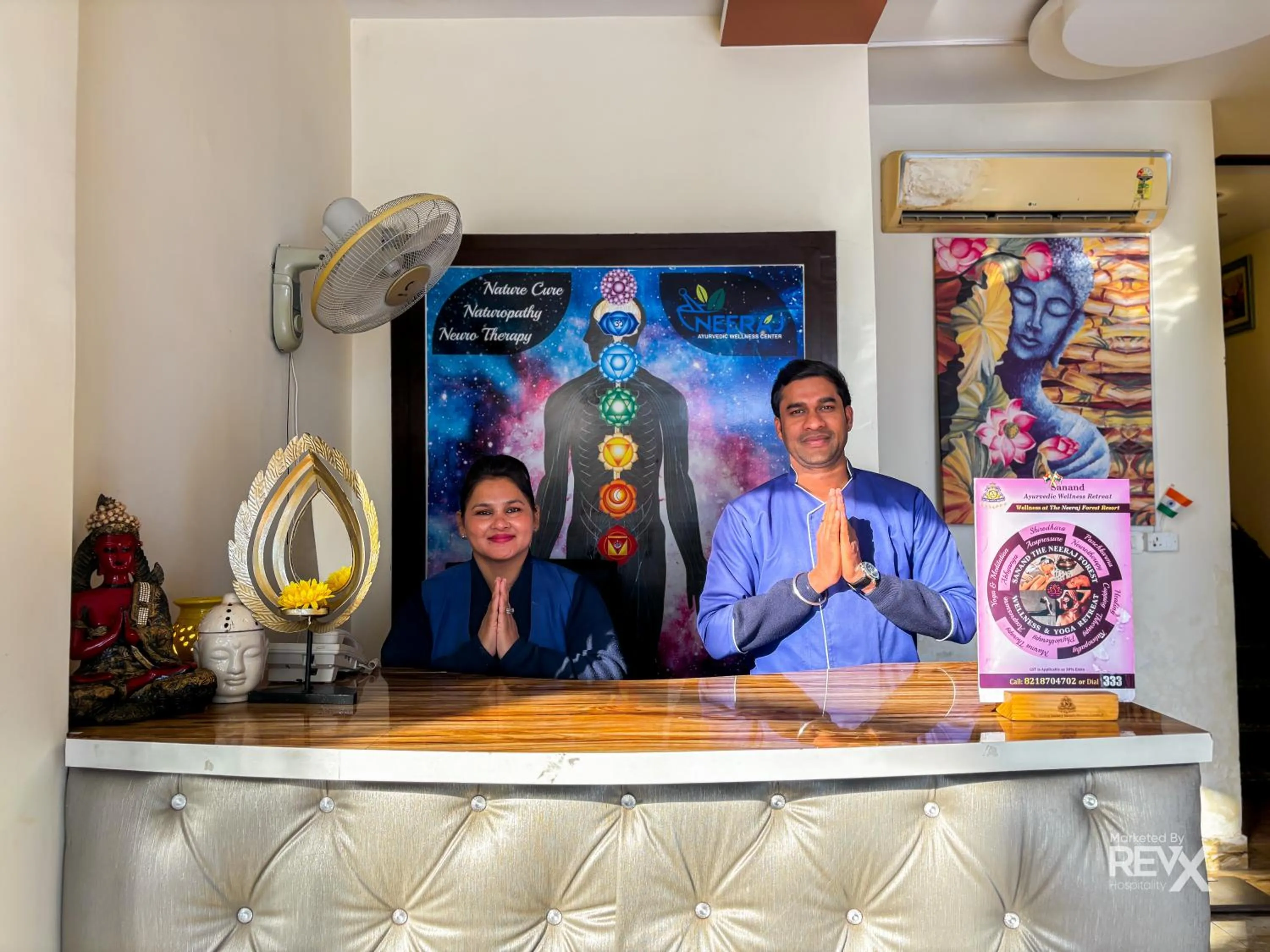 On-site shops in The Neeraj River Forest Resort Ayurvedic Wellness Center