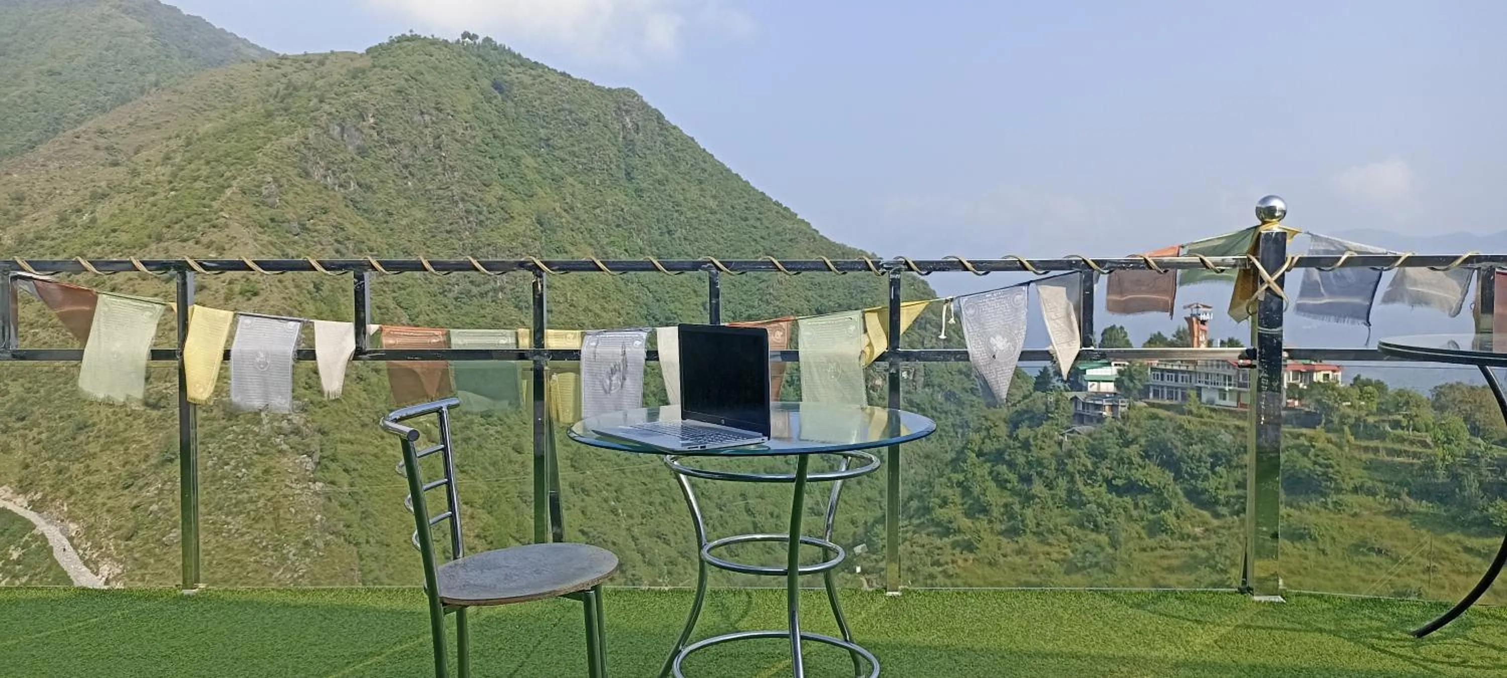 Balcony/Terrace in Icebergs Mussoorie - A Boutique stay and 24 hrs roof top cafe