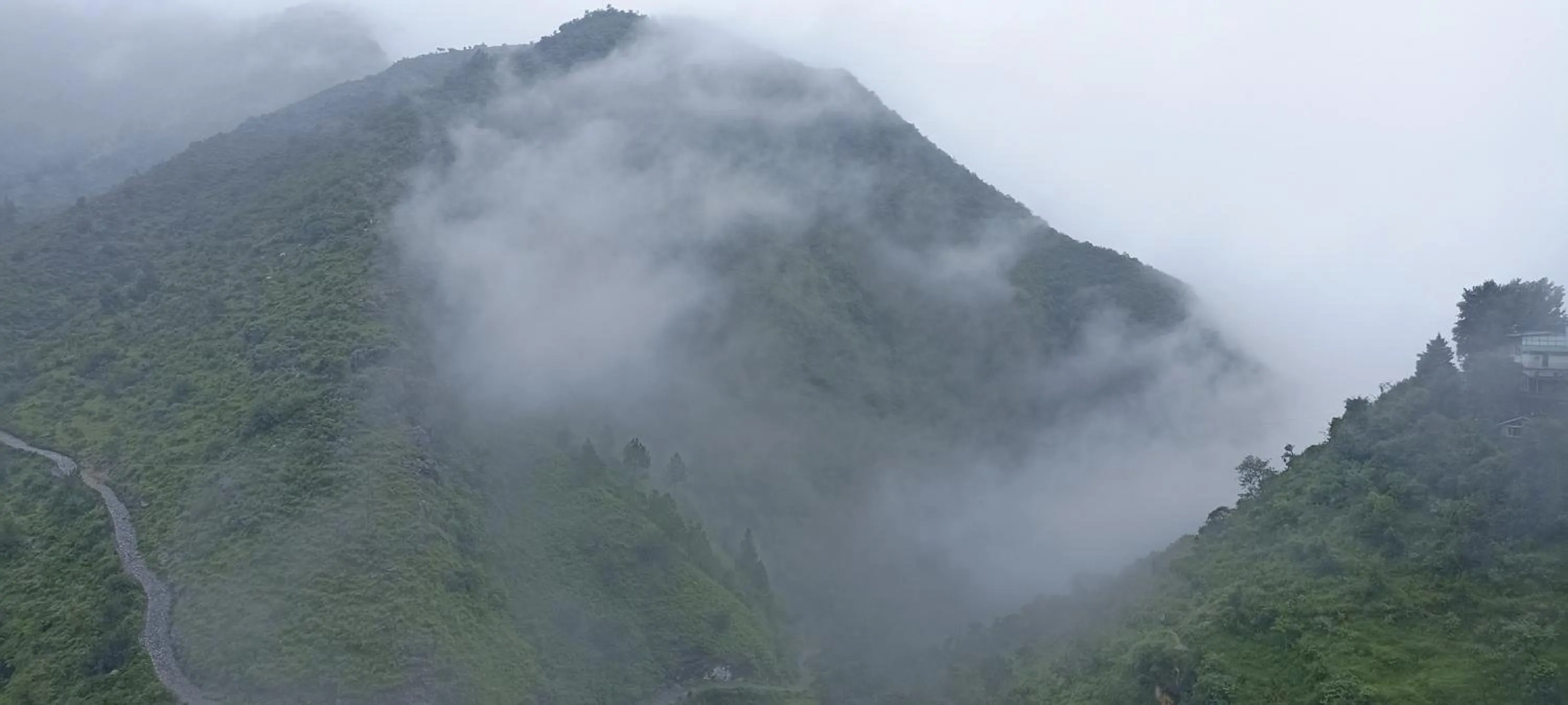 View (from property/room) in Icebergs Mussoorie - A Boutique stay and 24 hrs roof top cafe