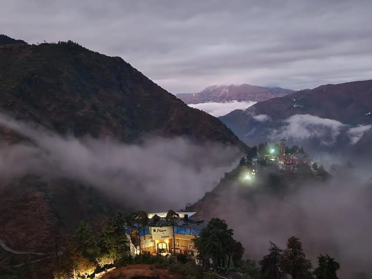Property building in Icebergs Mussoorie - A Boutique stay and 24 hrs roof top cafe