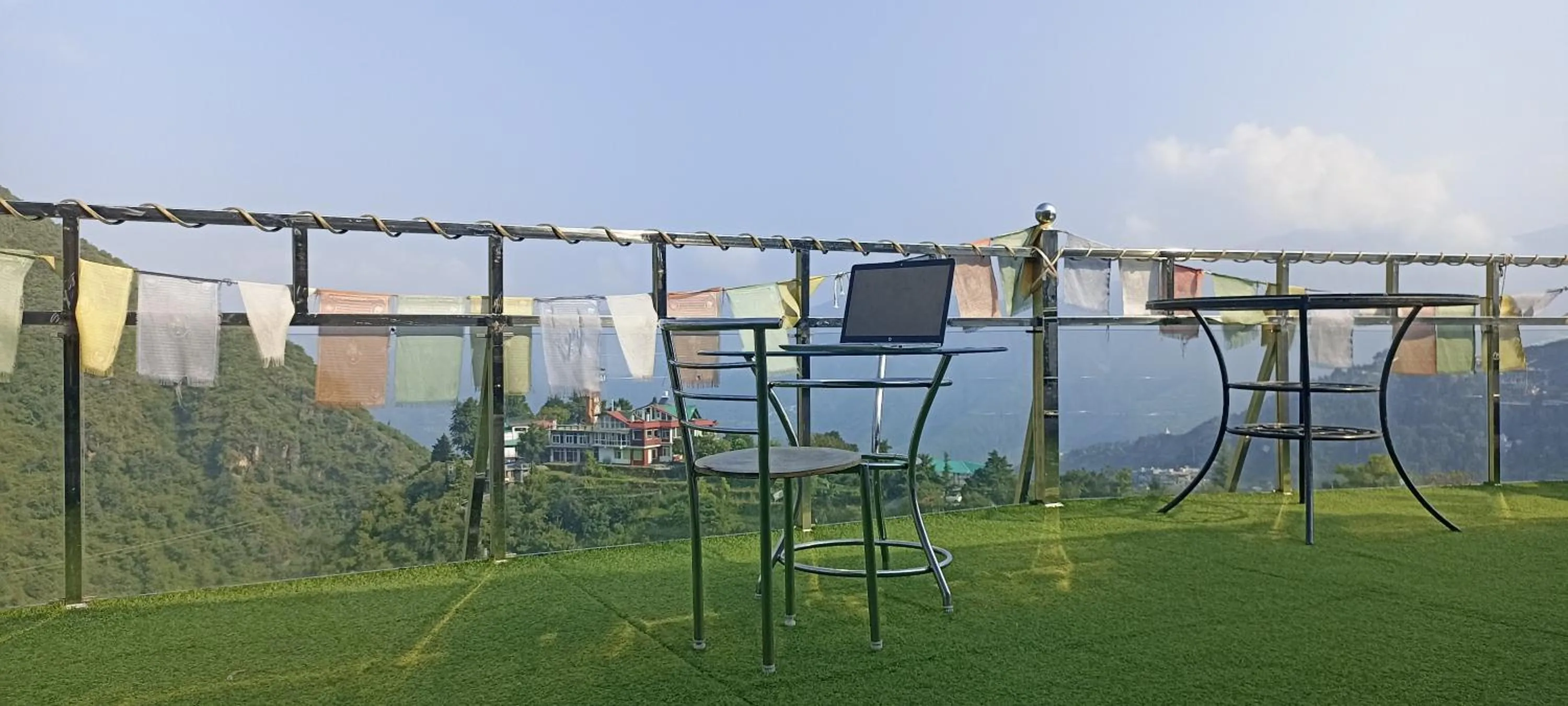 Dining area in Icebergs Mussoorie - A Boutique stay and 24 hrs roof top cafe