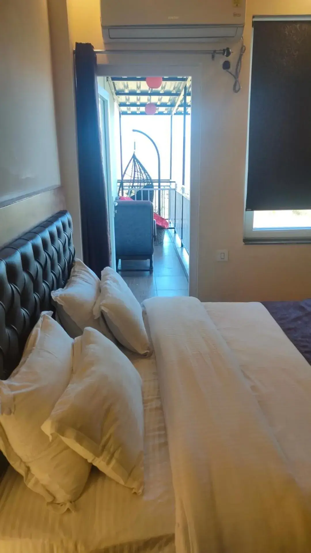 View (from property/room), Bed in Icebergs Mussoorie - A Boutique stay and 24 hrs roof top cafe View (from property/room), Bed in Icebergs Mussoorie - A Boutique stay and 24 hrs roof top cafe