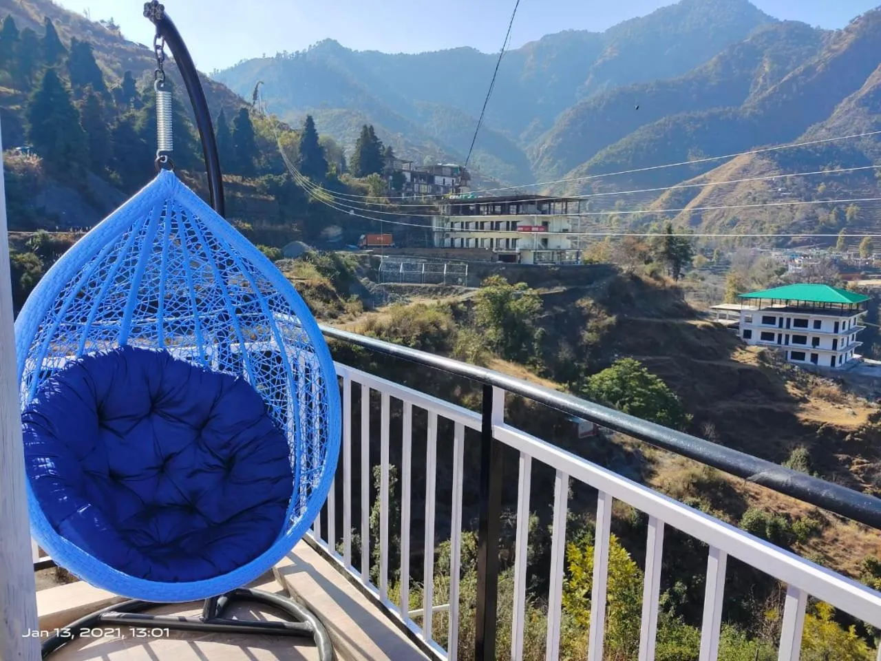 Balcony/Terrace in Icebergs Mussoorie - A Boutique stay and 24 hrs roof top cafe