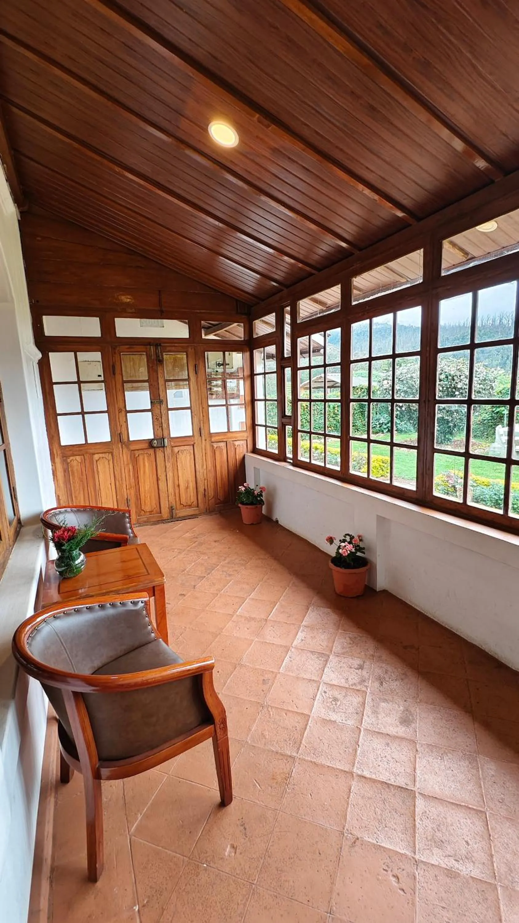 Seating area in Yantra Resort, Ooty