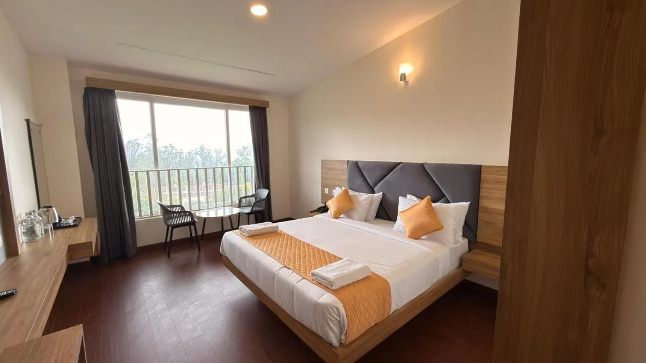 Bed in Yantra Resort, Ooty
