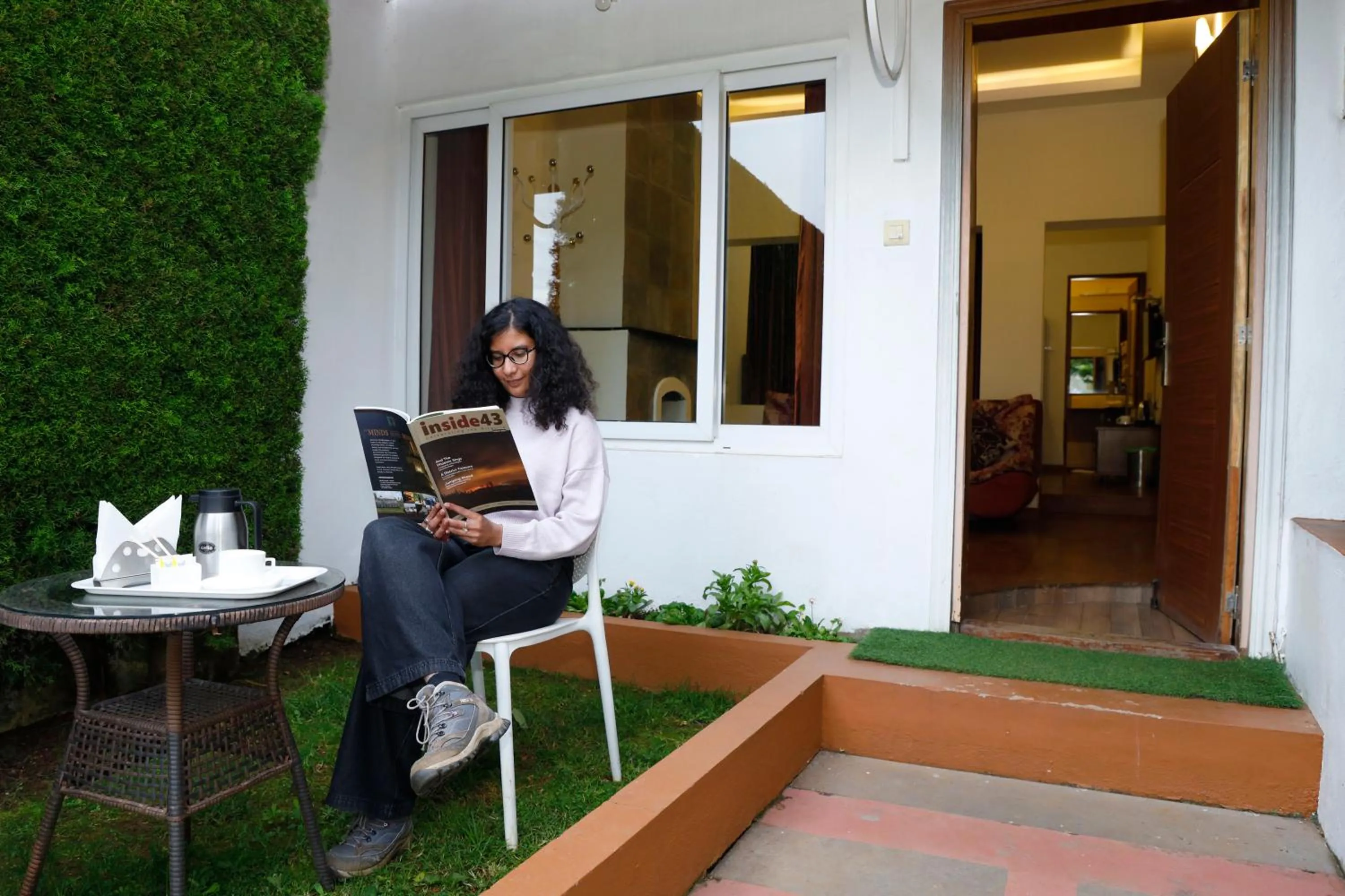 Seating area in Yantra Resort, Ooty