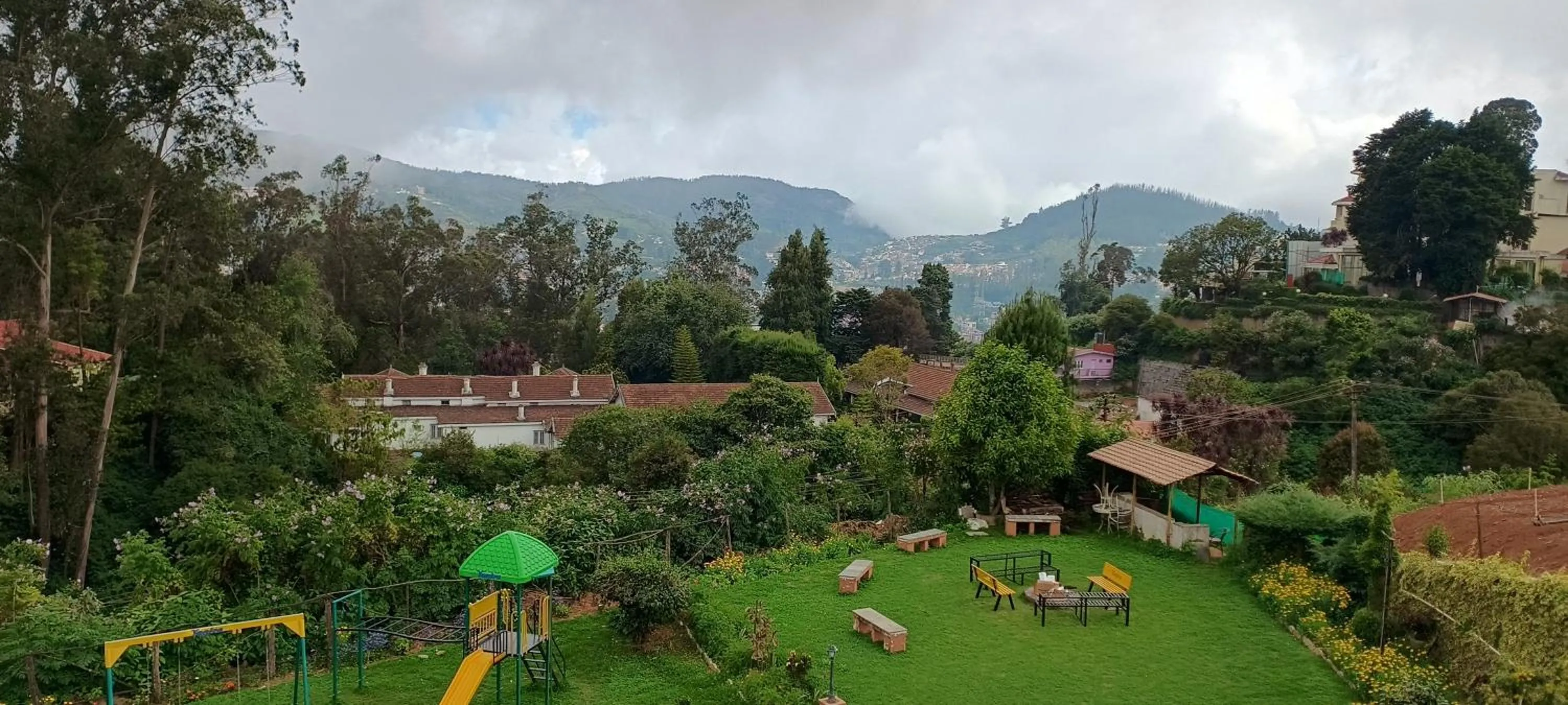 Garden in Yantra Resort, Ooty