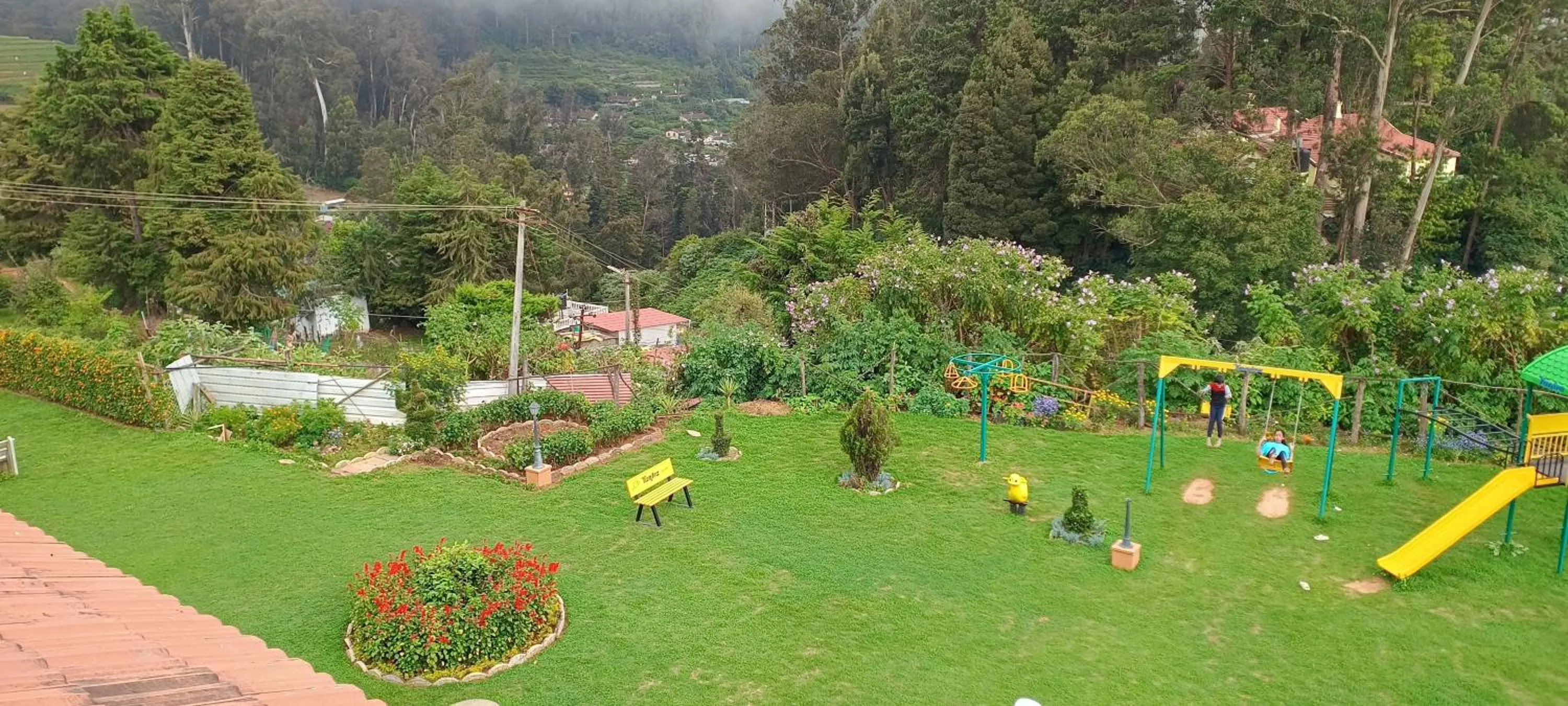 Children play ground in Yantra Resort, Ooty