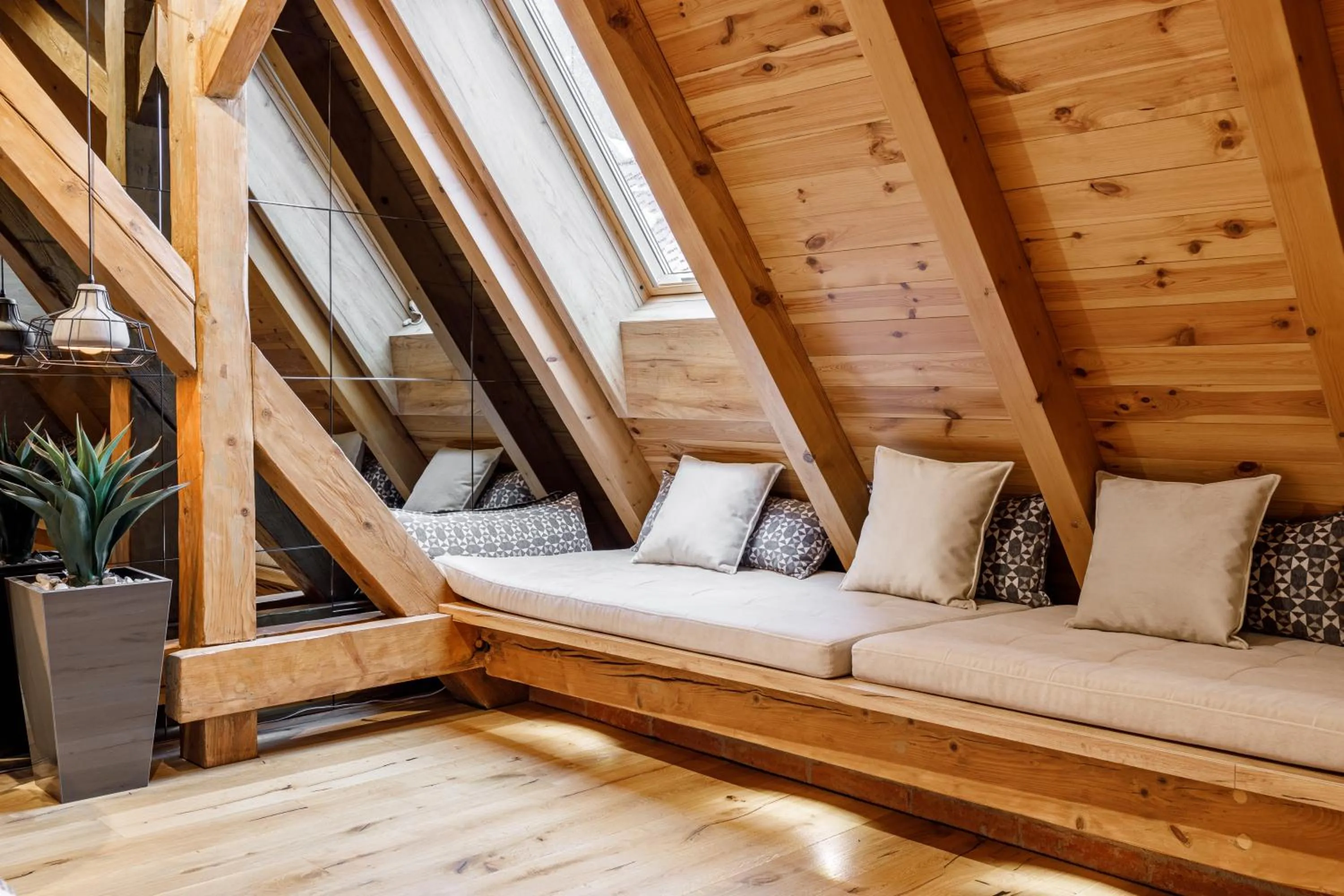Seating area in SCHUSTER Boarding House