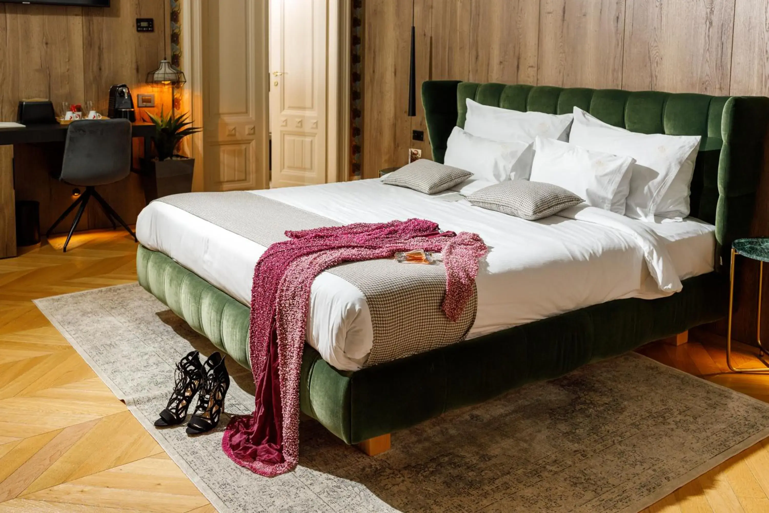 Bedroom, Bed in SCHUSTER Boarding House Bedroom, Bed in SCHUSTER Boarding House