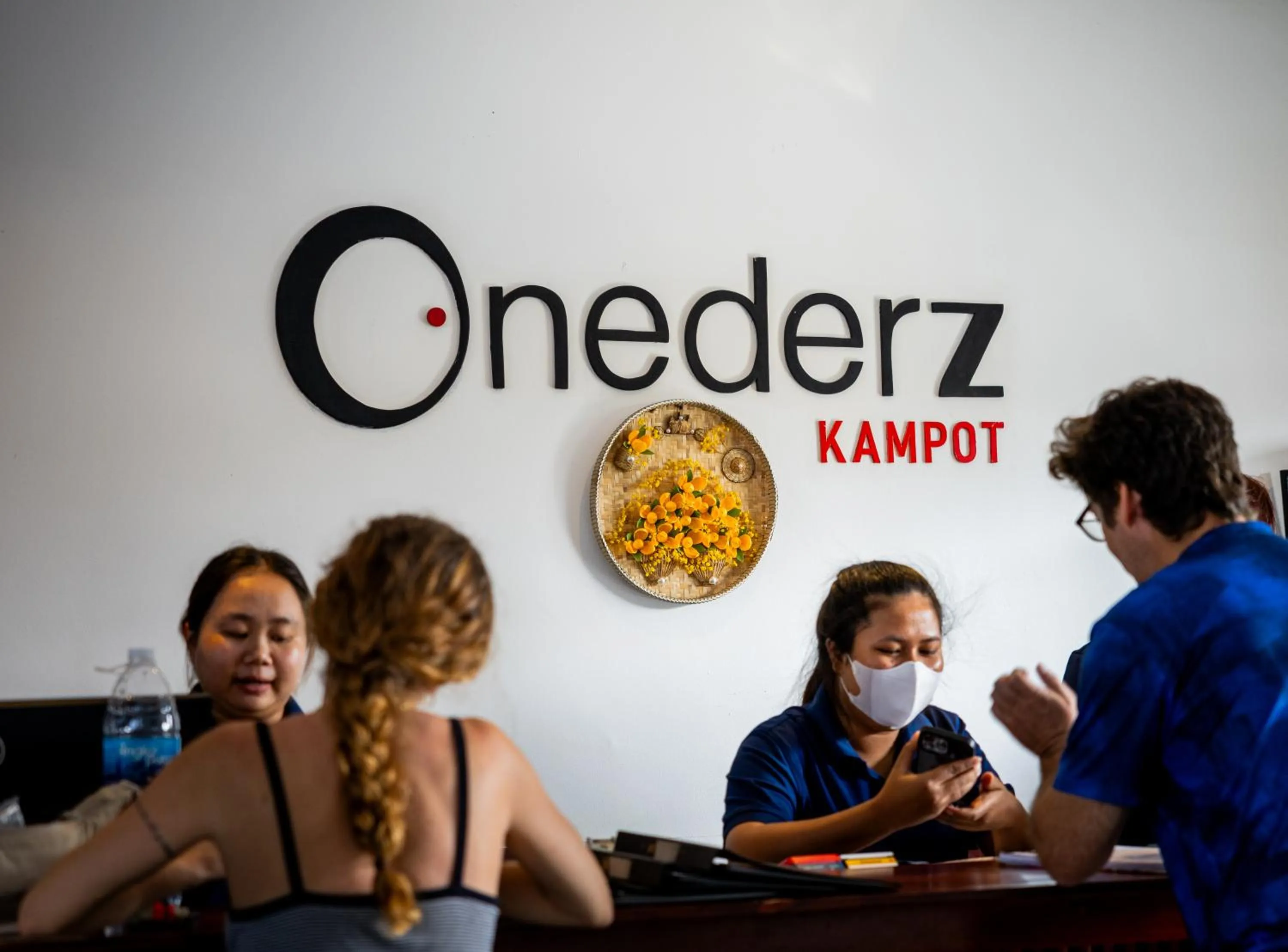 Lobby or reception in Onederz Kampot