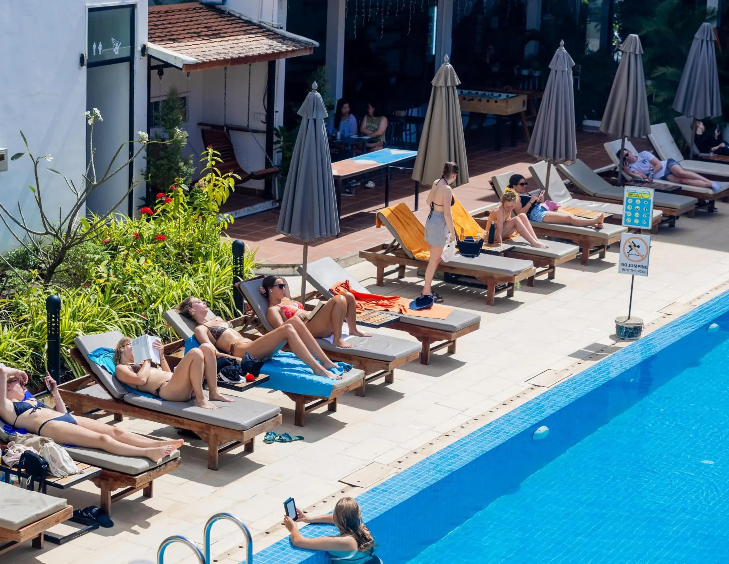 Swimming pool in Onederz Kampot Swimming pool in Onederz Kampot