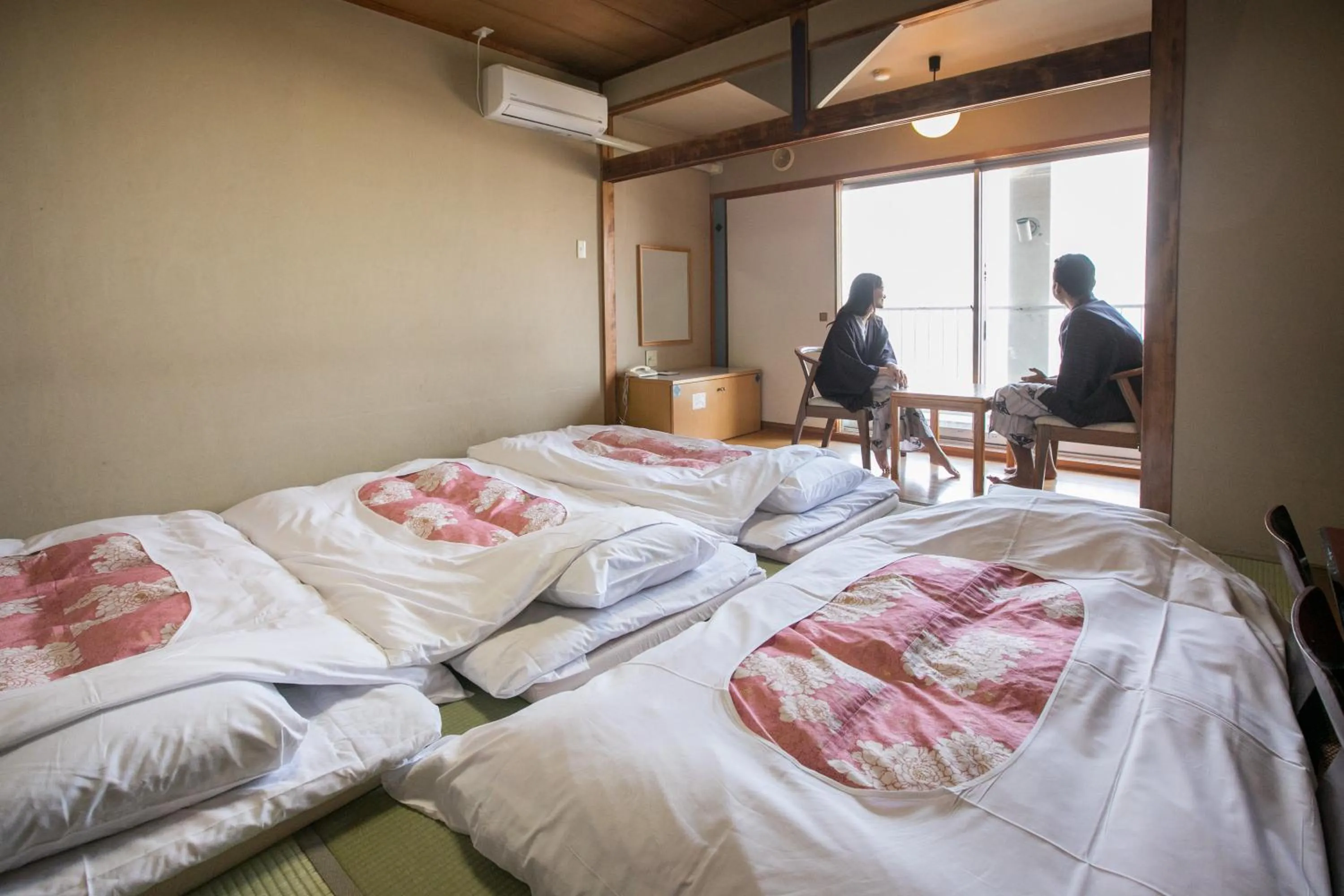 People, Bed in Hotel New Tsuruta
