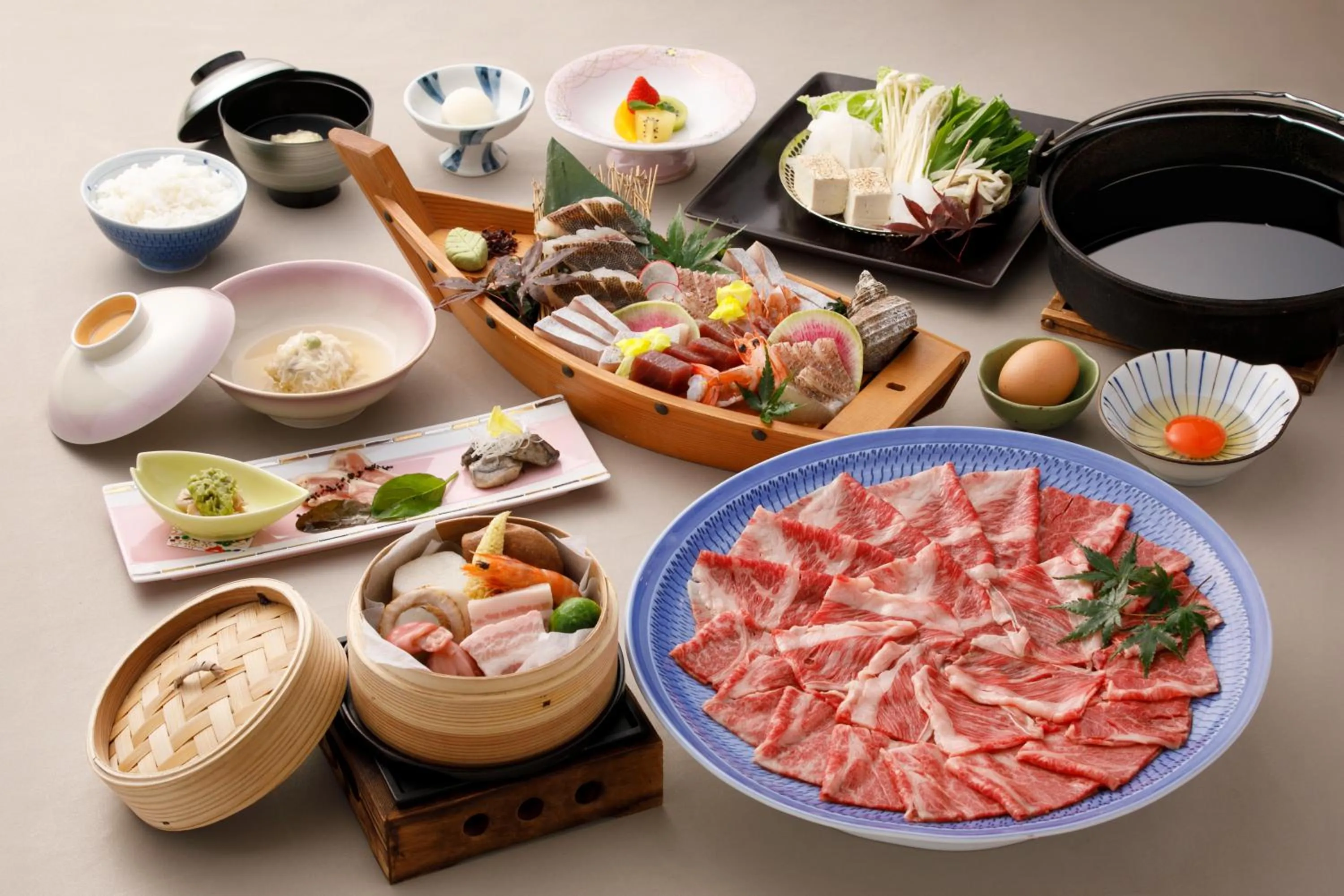 Dinner in Hotel New Tsuruta