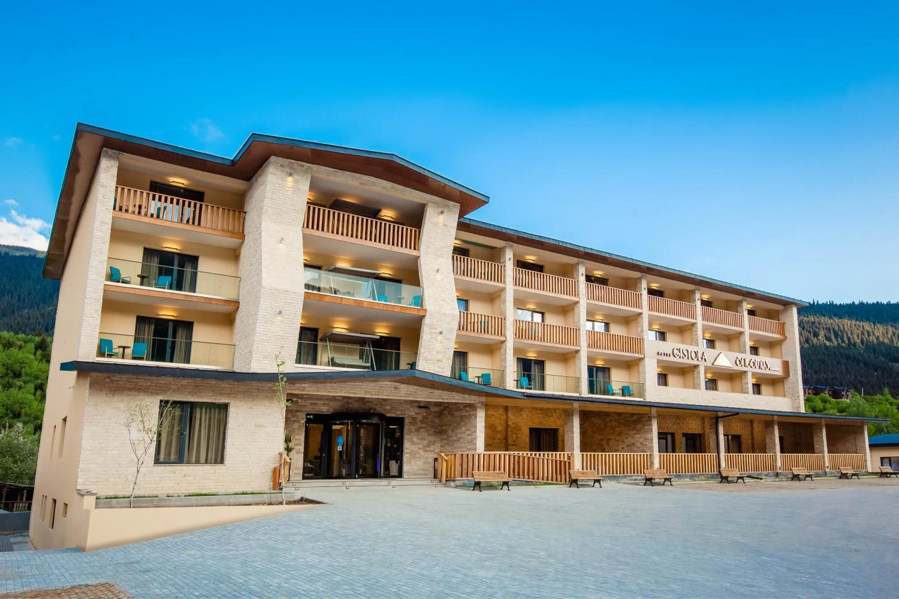 Property building in Gistola Hotel Mestia