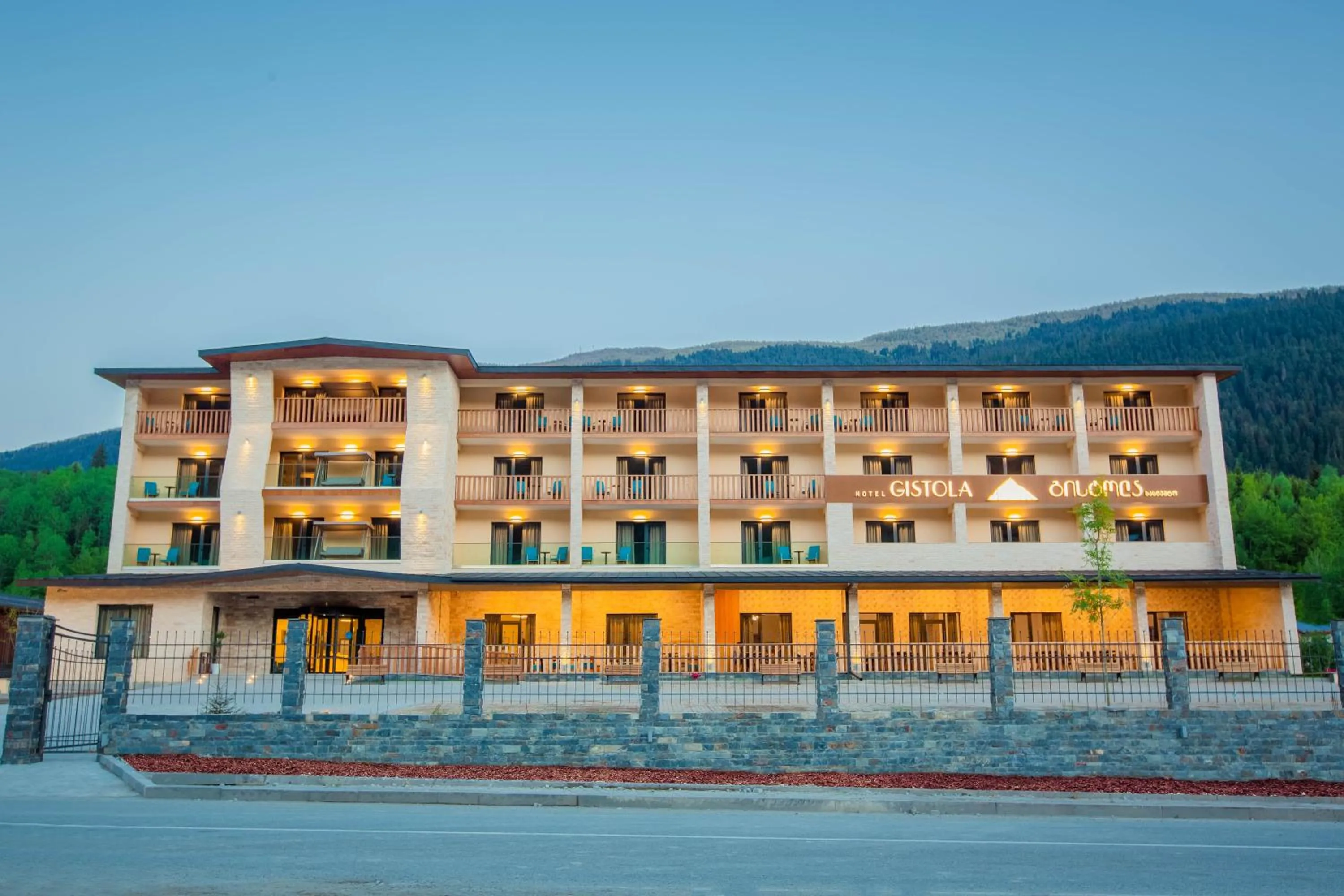 Property building in Gistola Hotel Mestia