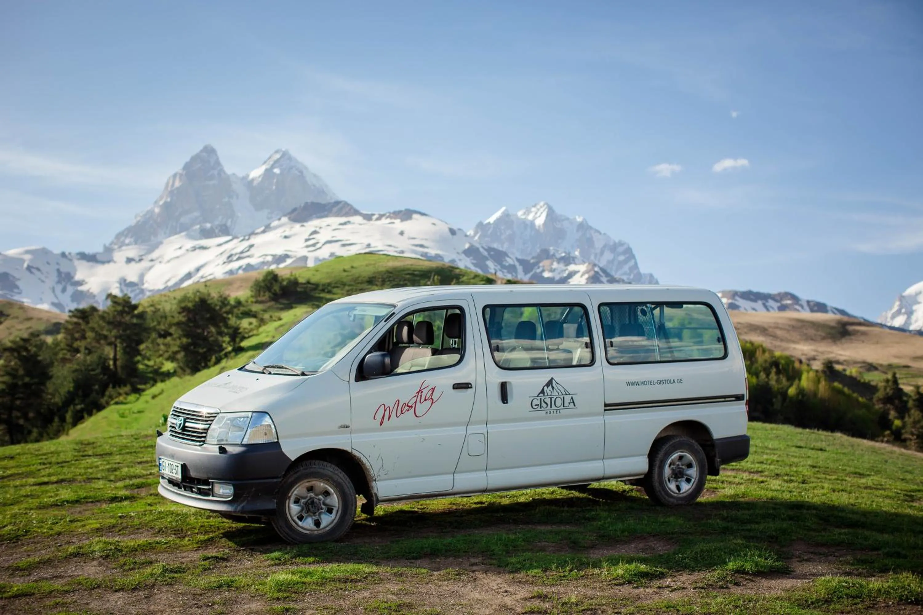 Mountain view in Gistola Hotel Mestia