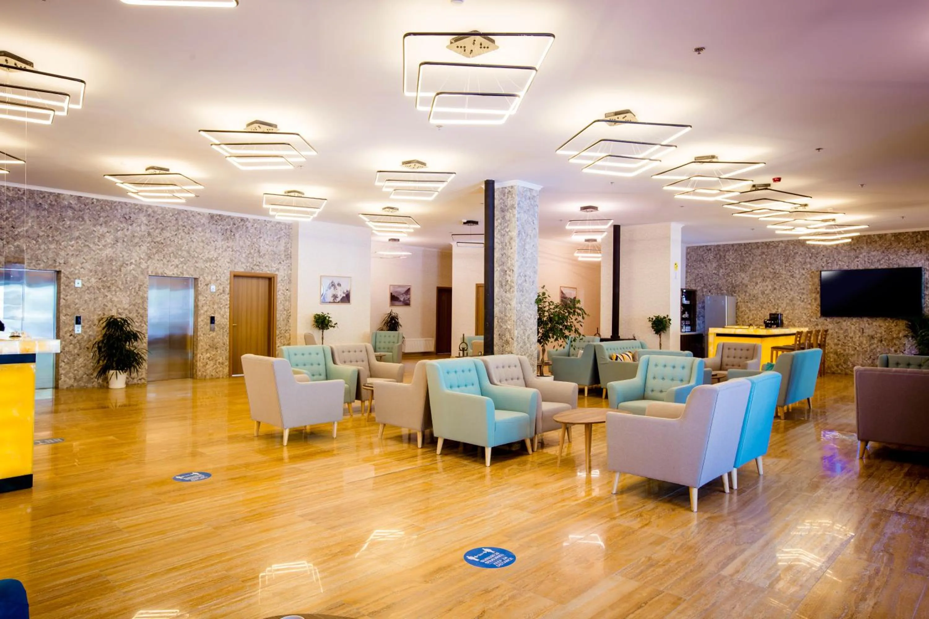 Lobby or reception in Gistola Hotel Mestia