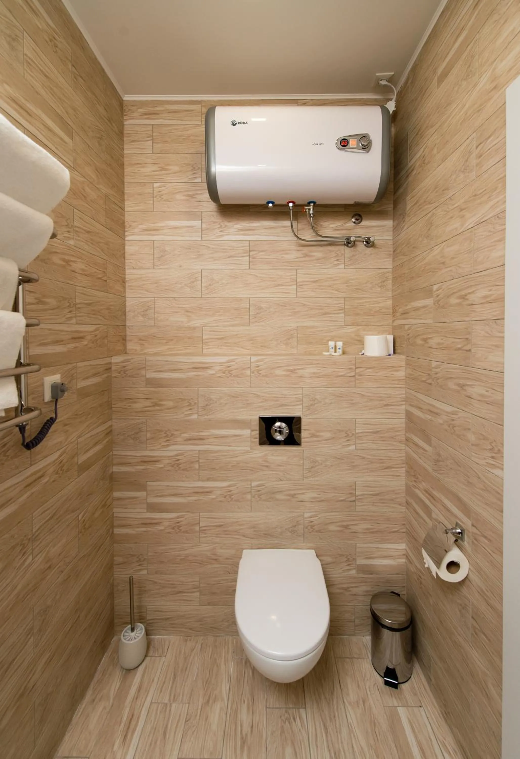Bathroom in light hotel & hub
