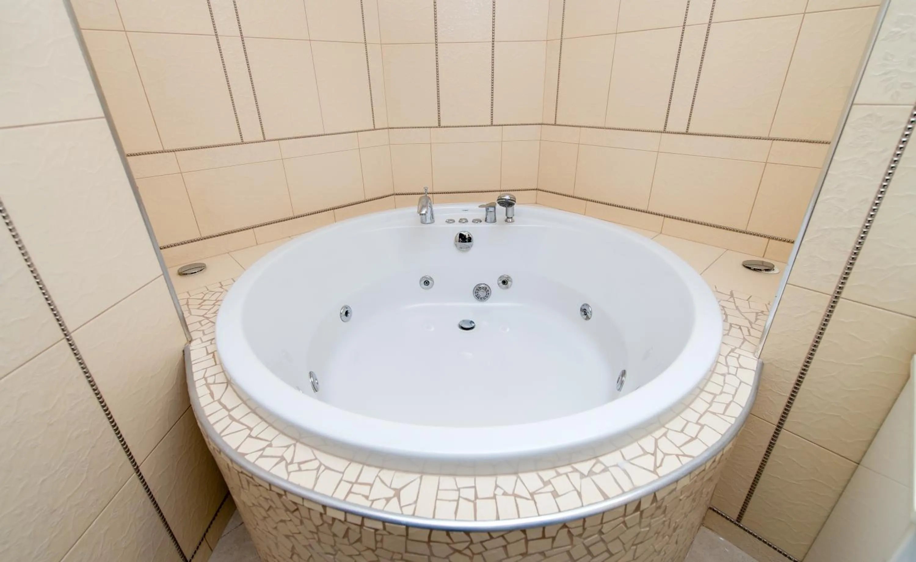 Bathroom in light hotel & hub