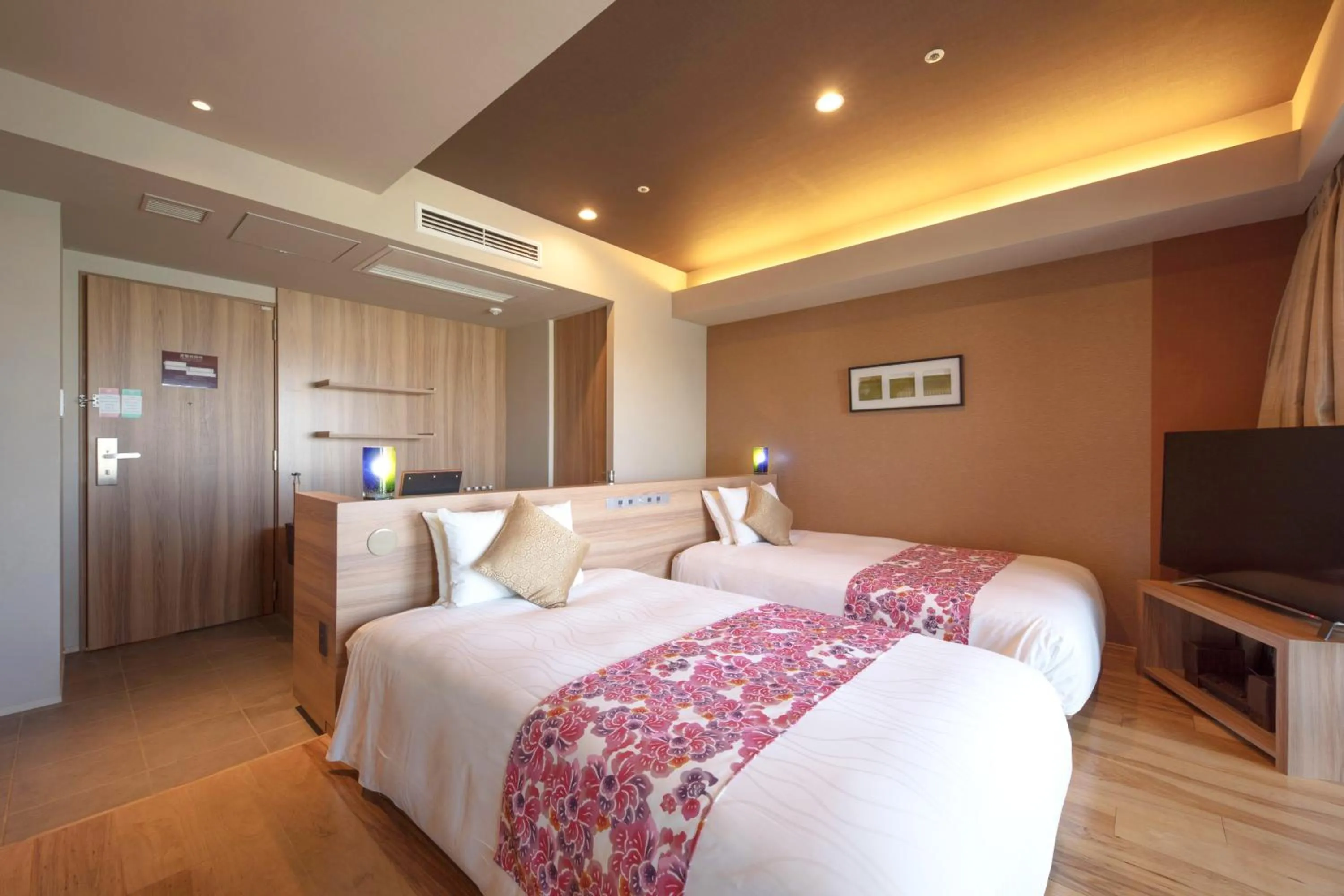 Bed in Senagajima Island Resort & Spa