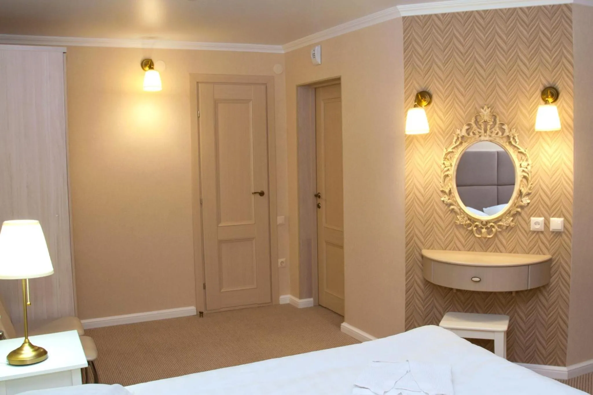 Bed in Skif HOTEL & SPA