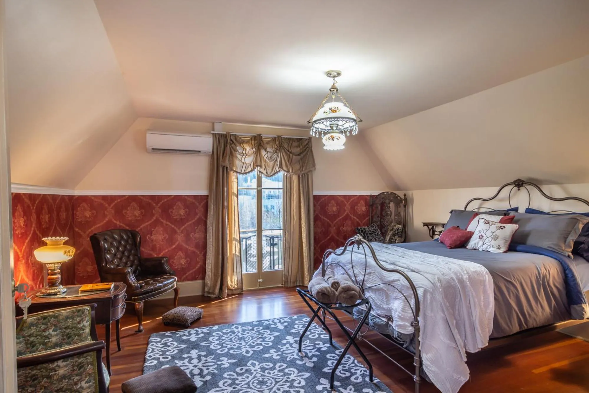 Bedroom, Bed in HISTORICAL JOHN RAST HOUSE circa 1875