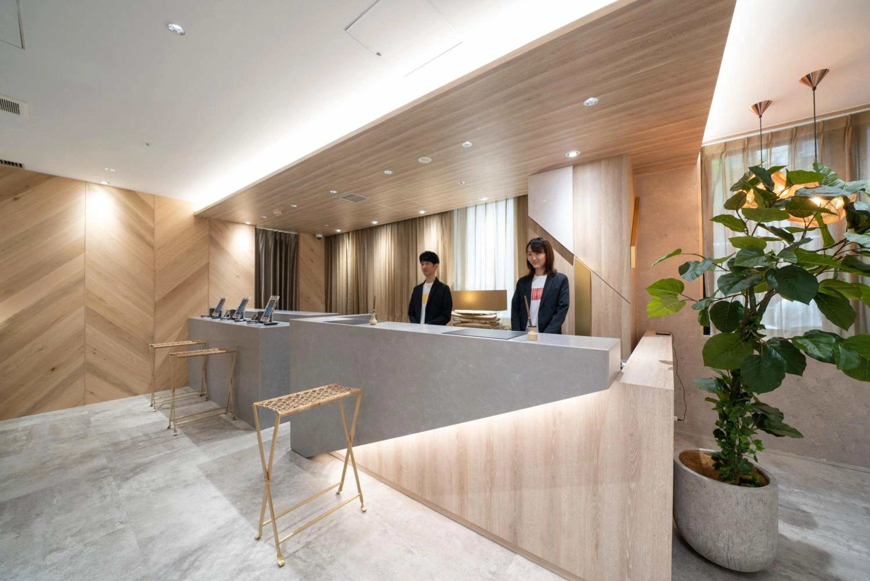 Lobby or reception in Hotel Oriental Express Fukuoka Tenjin