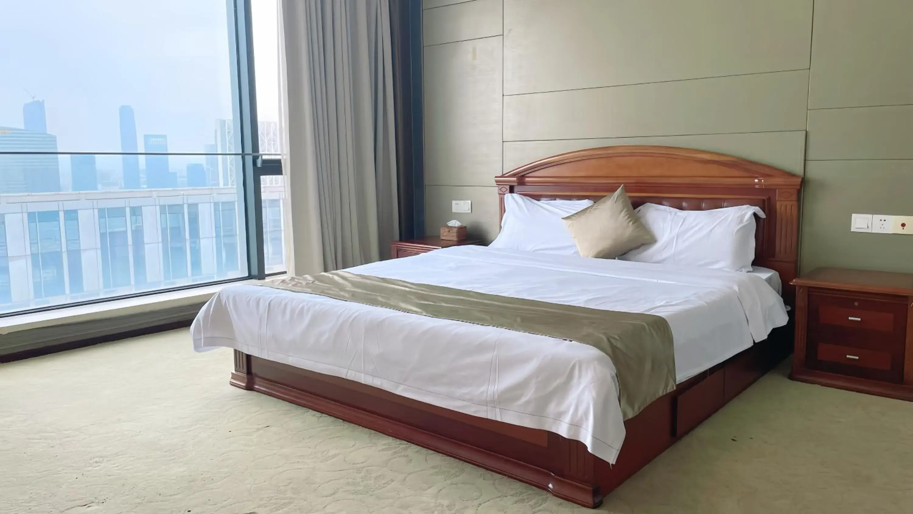 Bed in Guangzhou Xing Yi International Apartment - Poly World Branch Bed in Guangzhou Xing Yi International Apartment - Poly World Branch